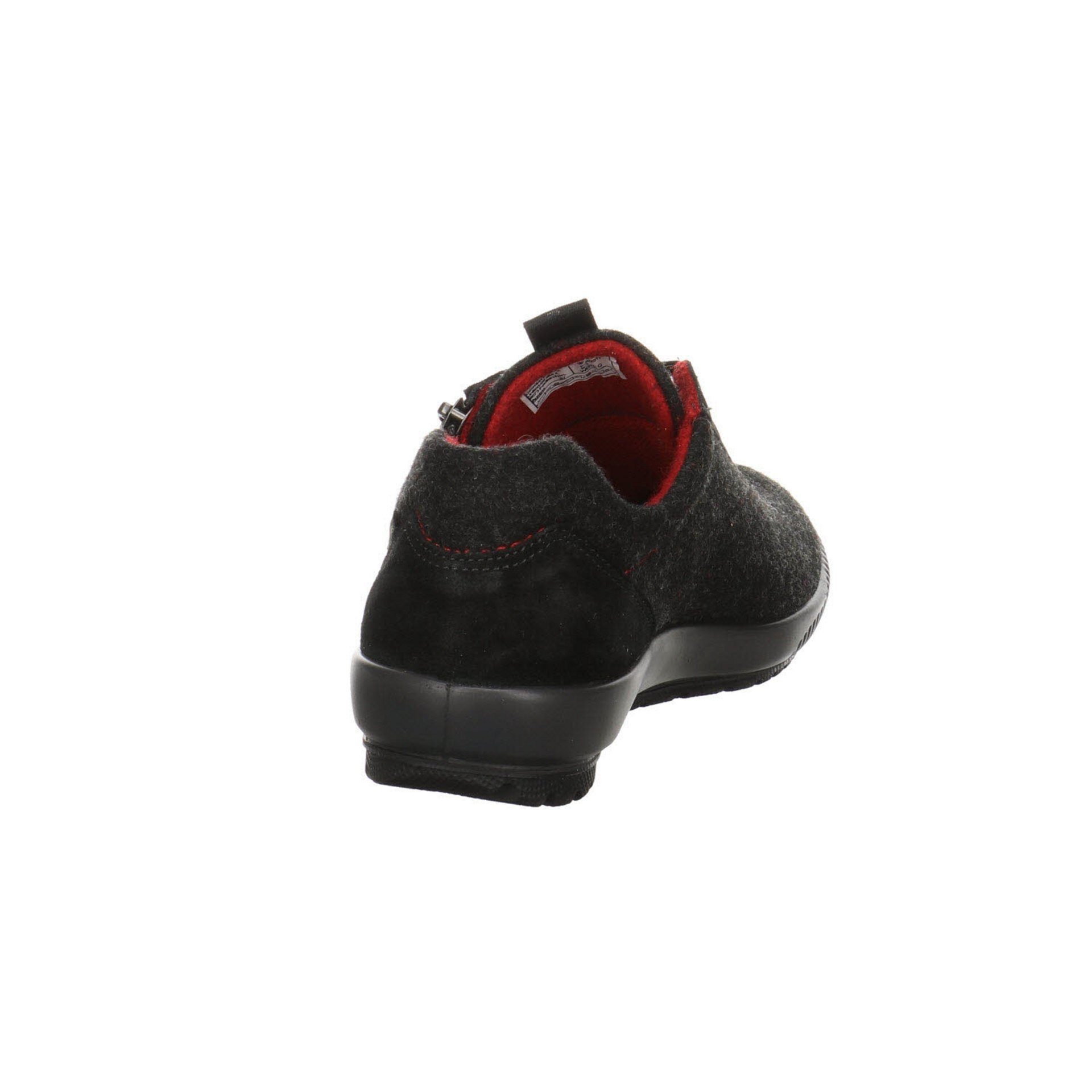 dunkel Legero schwarz Leder-/Textilkombination Schnürschuh 4.0 Goretex Sneaker Sneaker Damen Schuhe Tanaro