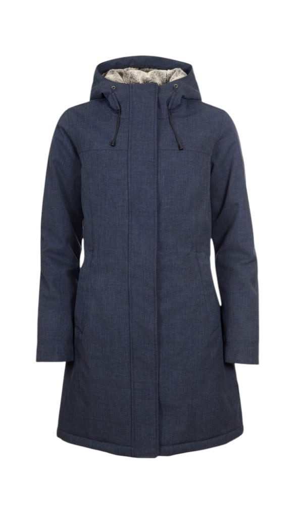 Elkline Wintermantel Apres Ski (winddicht, wasserdicht) blau melange Damen günstig online kaufen