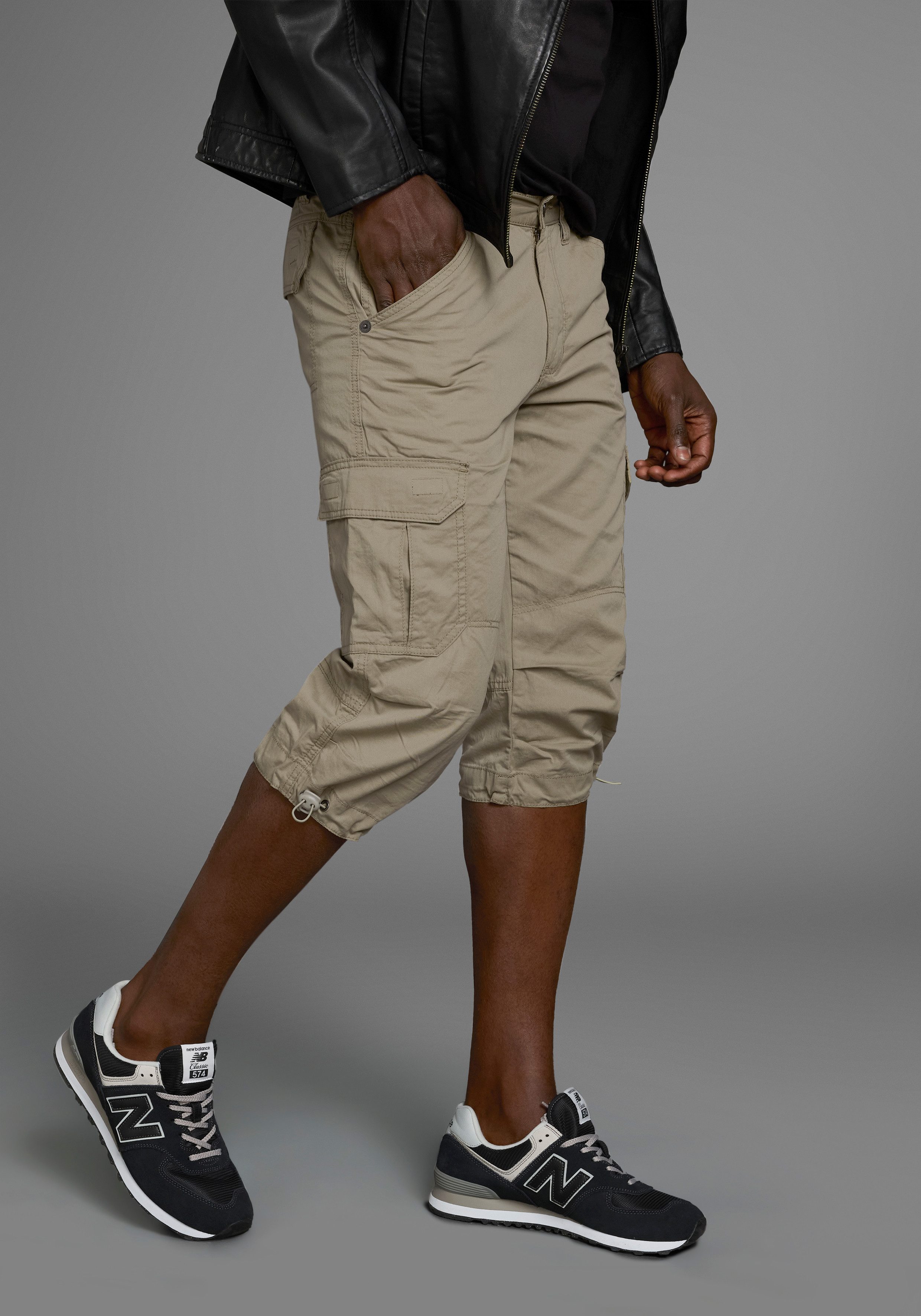 Man's World Cargobermudas in 3/4-Länge günstig online kaufen