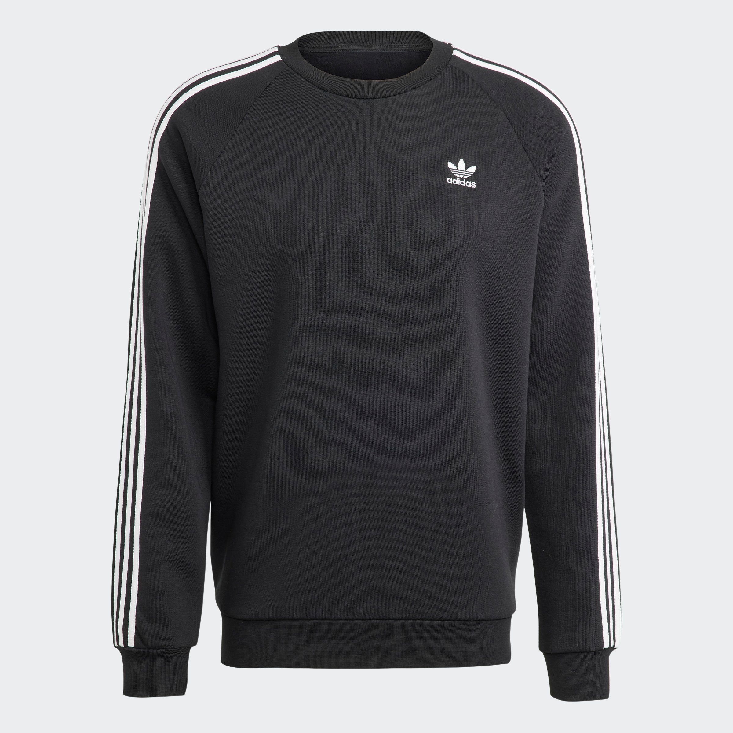 adidas ADICOLOR 3-STREIFEN Sweatshirt Originals CLASSICS Black