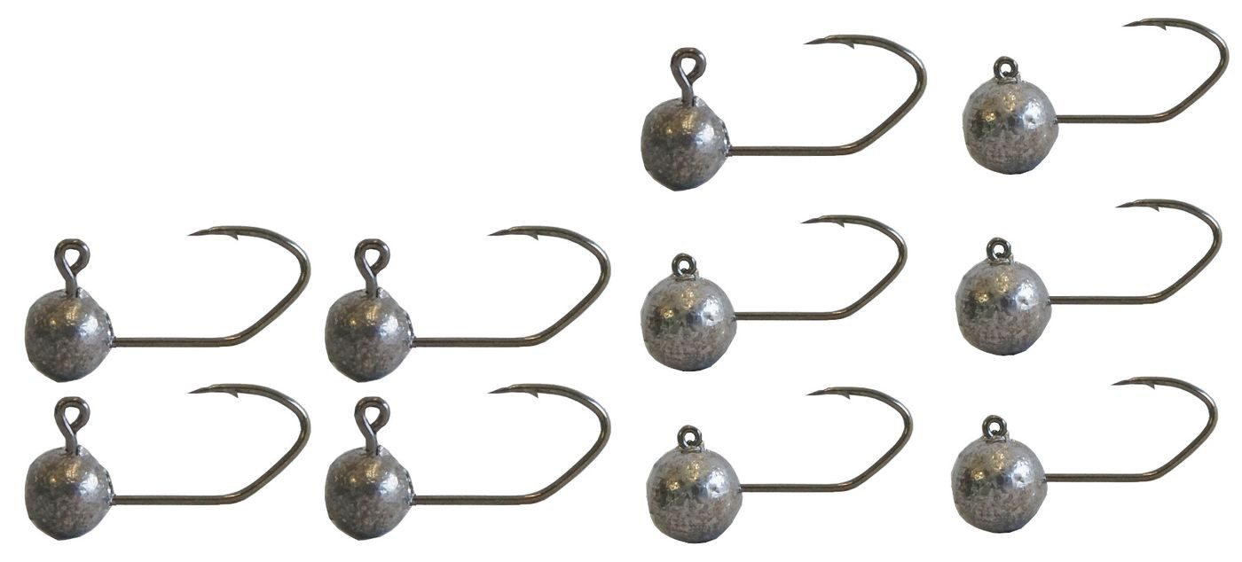 Jighaken 10 Predax Fishing MSO Jigköpfe Gr. 6 - Raubfischhaken Set