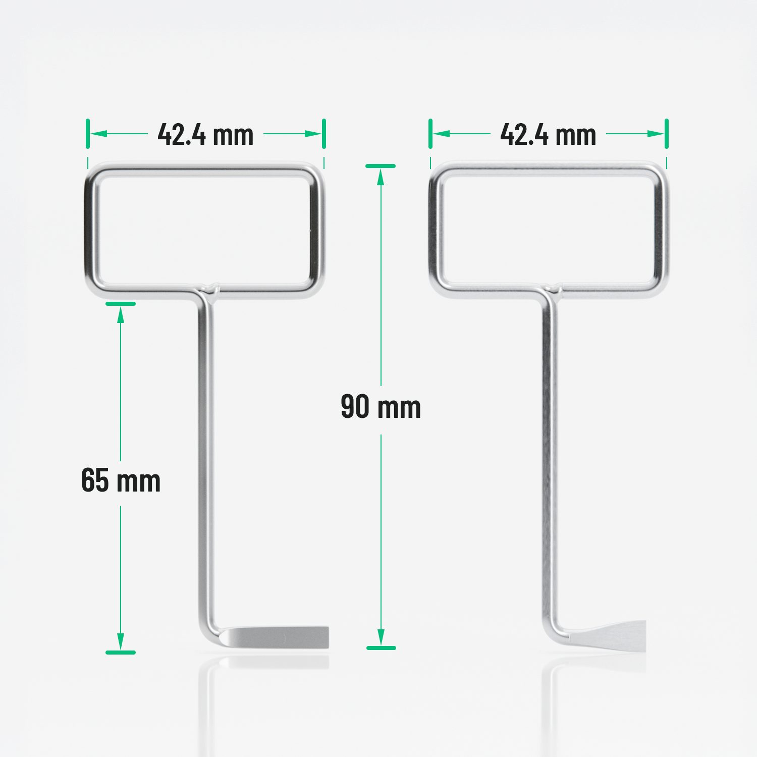 greate. Vorhängeschloss Dietrich Schlüssel 2er Pack - Dietrichset für Bartschlösser, (2-tlg) – Bild 4 von 5