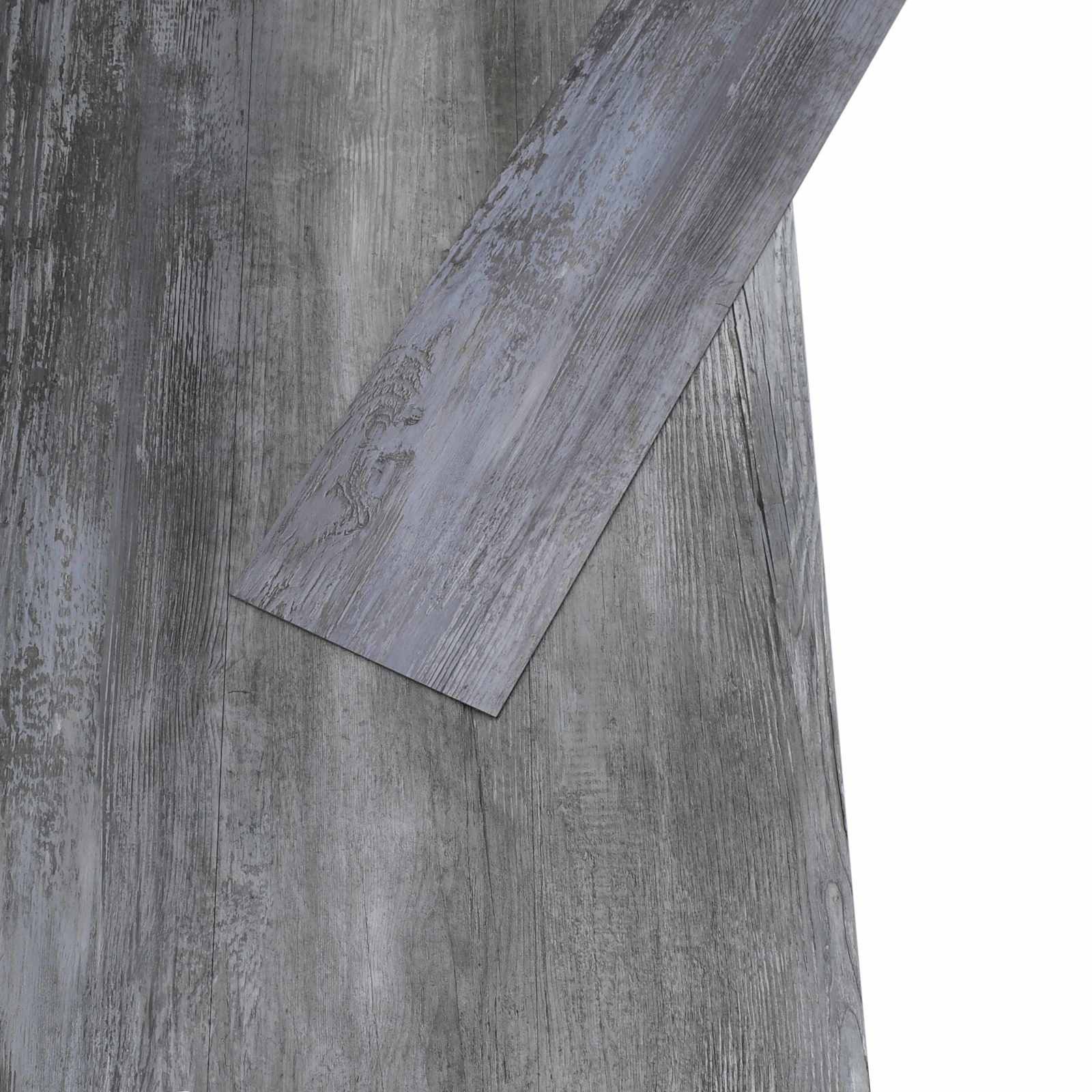 vidaXL Teppichboden Selbstklebende PVC-Bodenplanken 30,5 x 61 cm 28 pcs PVC, Rechtwinklig