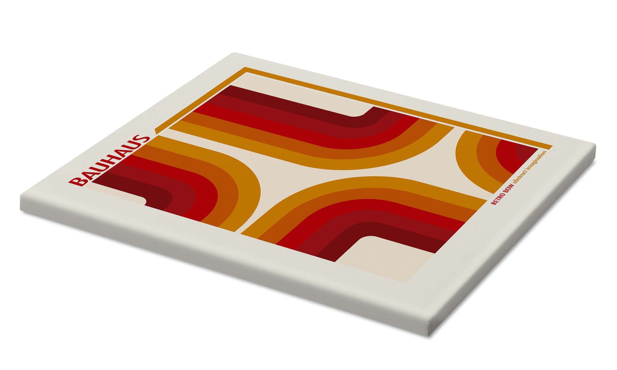 Posterlounge Wandbild Bauhaus - Retro Bow, Mandy Reinmuth, erhältlich als Poster, Leinwandbild, Wandsticker oder Acrylglasbild