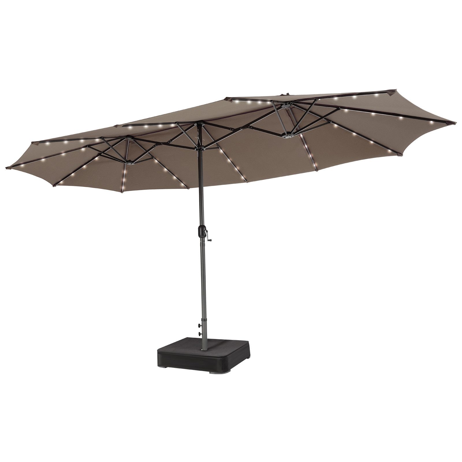 COSTWAY Sonnenschirm, 450 x 260 cm, günstig online kaufen