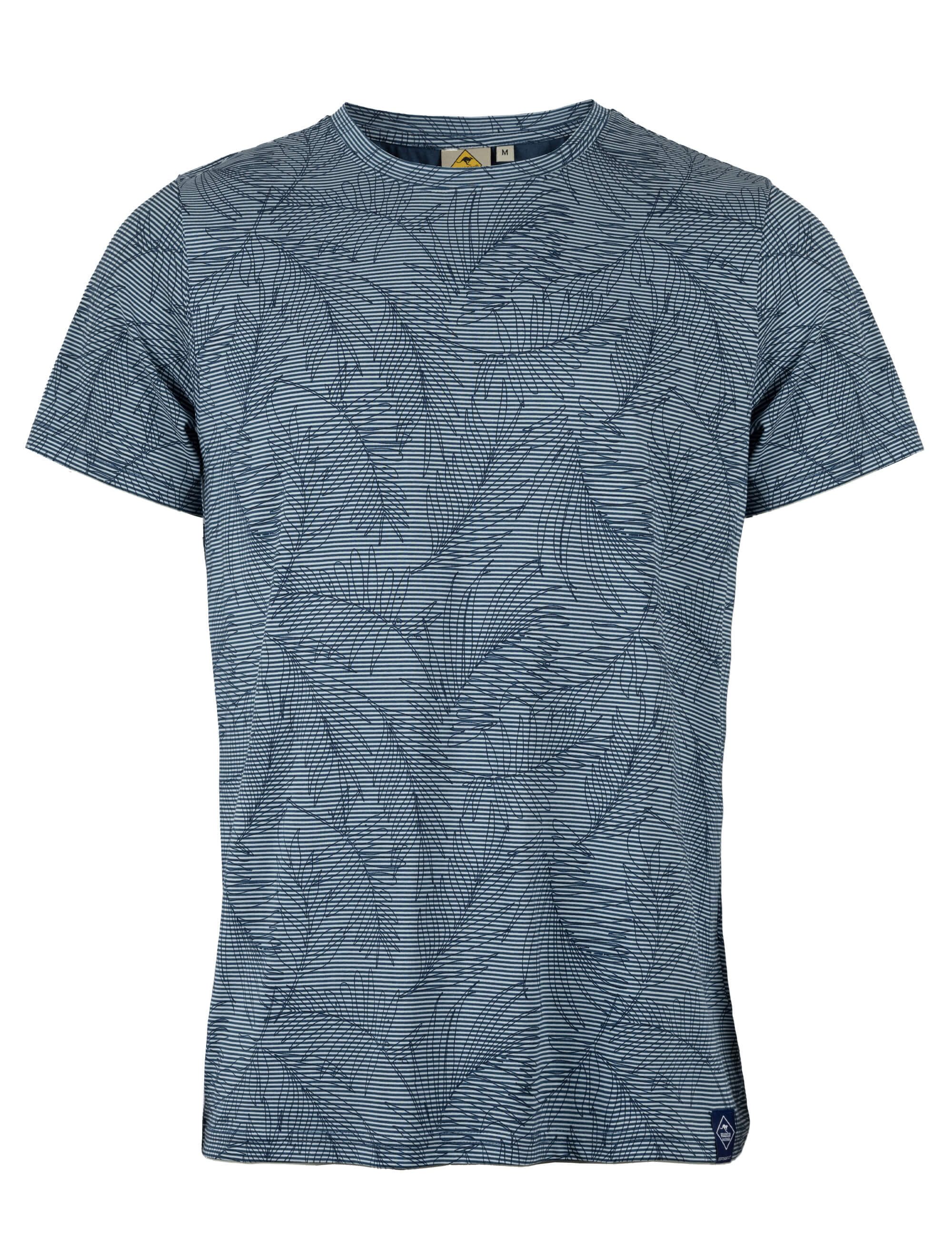 ROADSIGN australia T-Shirt Leafline (1, 1-tlg., 1) Allover Muster, aus atmungsaktiver Baumwolle, ideal für Sommer