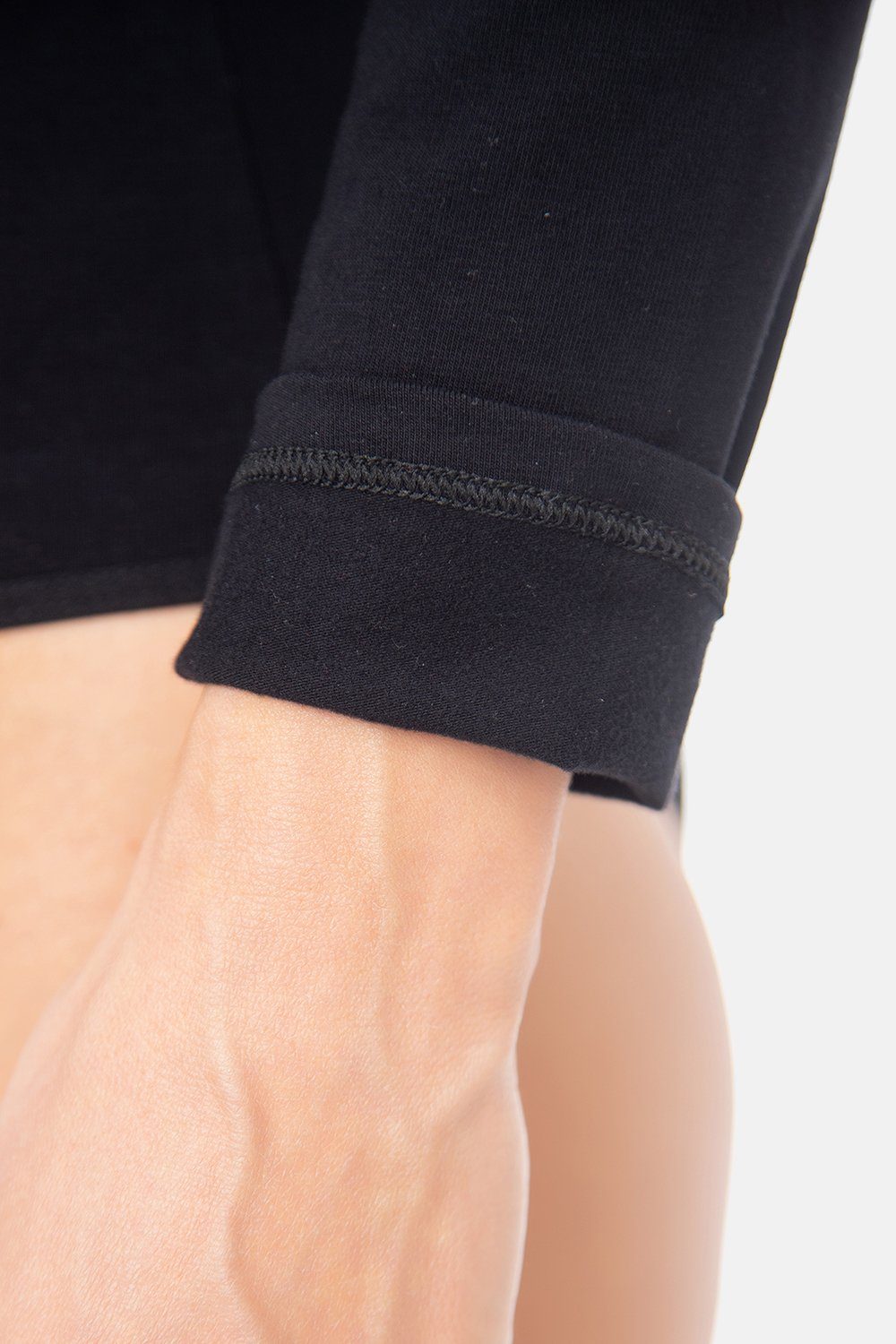 Evoni Body Langarmbody Thermobody Rundhals