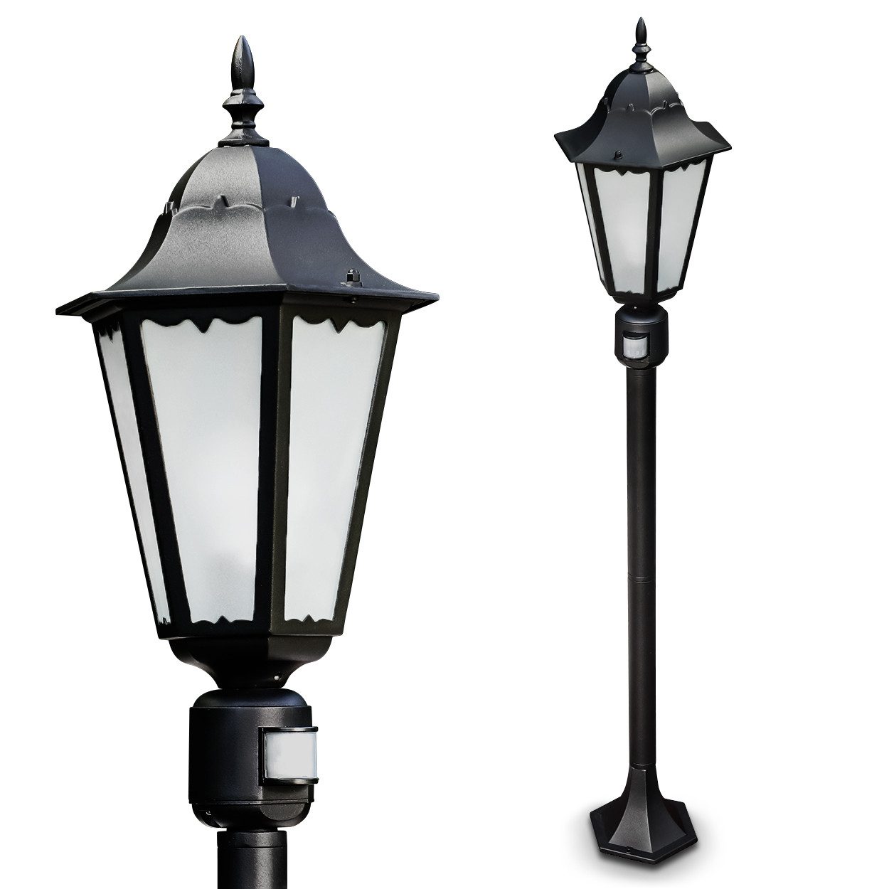 hofstein Außen-Stehlampe »Fabiano« Außenstehleuchte mit Bewegungsmelder, Al günstig online kaufen