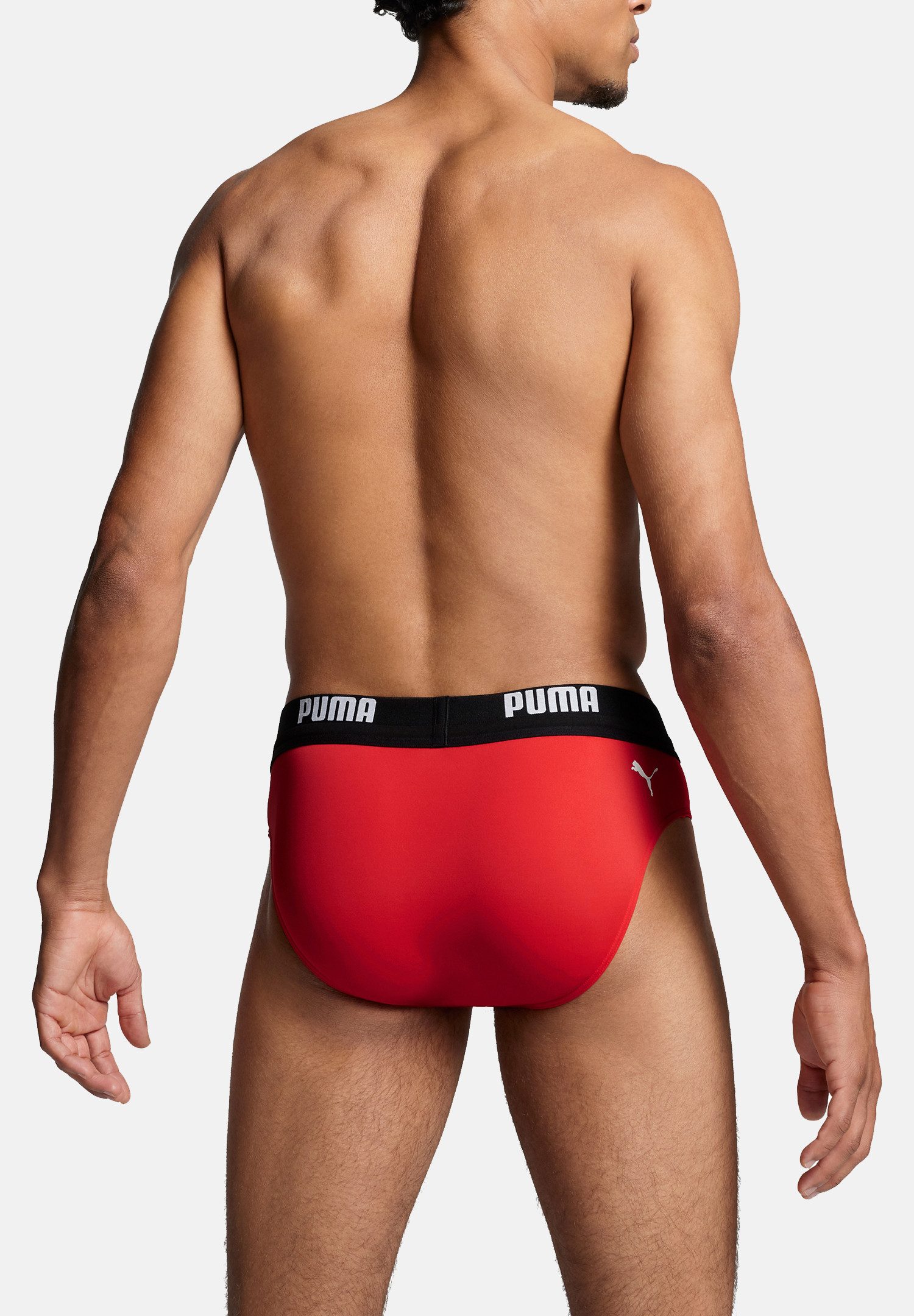 PUMA Badehose PUMA SWIM MEN LOGO SWIM BRIEF (1-St., 1er-Pack)