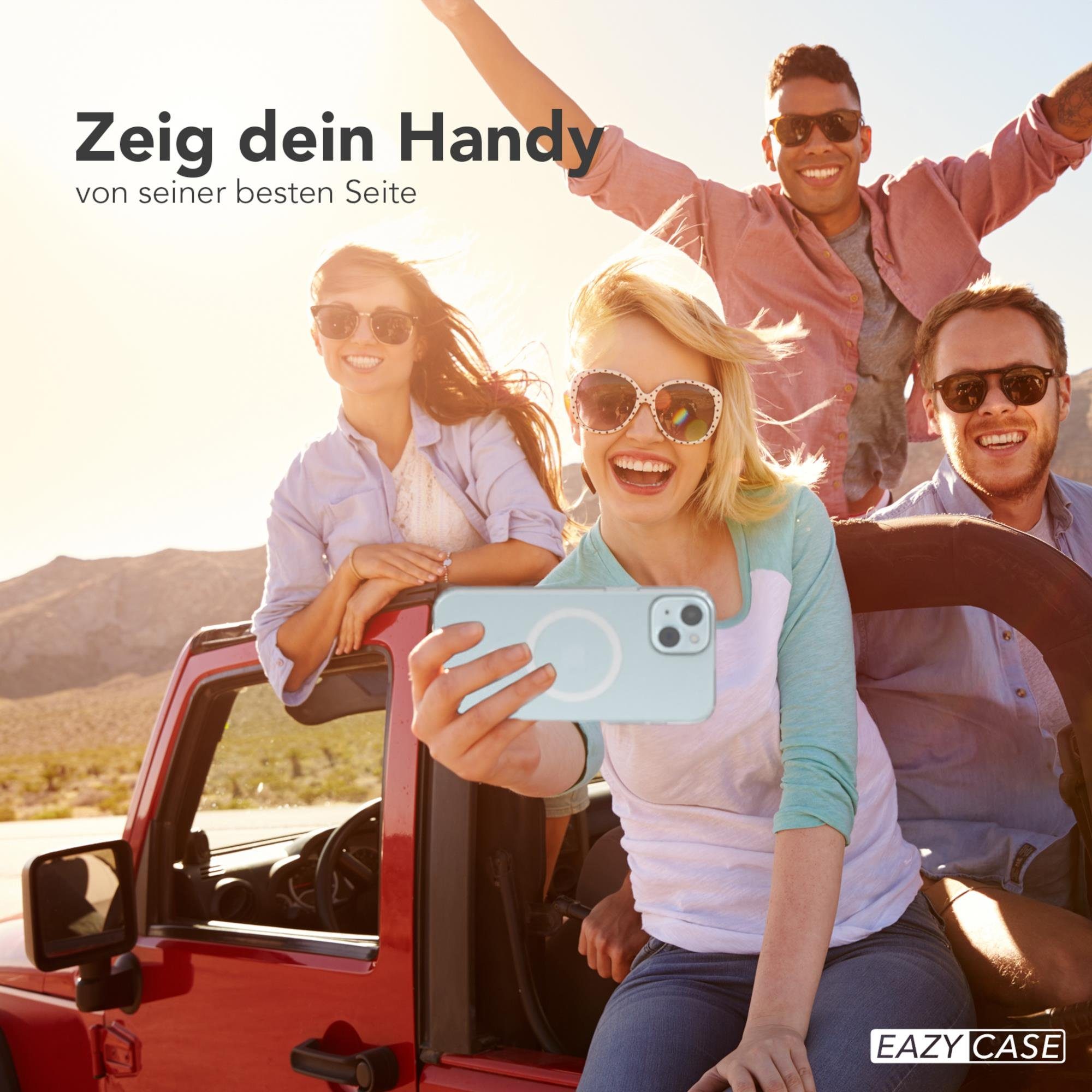 EAZY CASE Handyhülle Transparente Hülle mit MagSafe für iPhone 15 Plus 6,7 Zoll, Back Cover, Bumper Case, Handy Schutzhülle Kameraschutz, Durchsichtig – Bild 2 von 5
