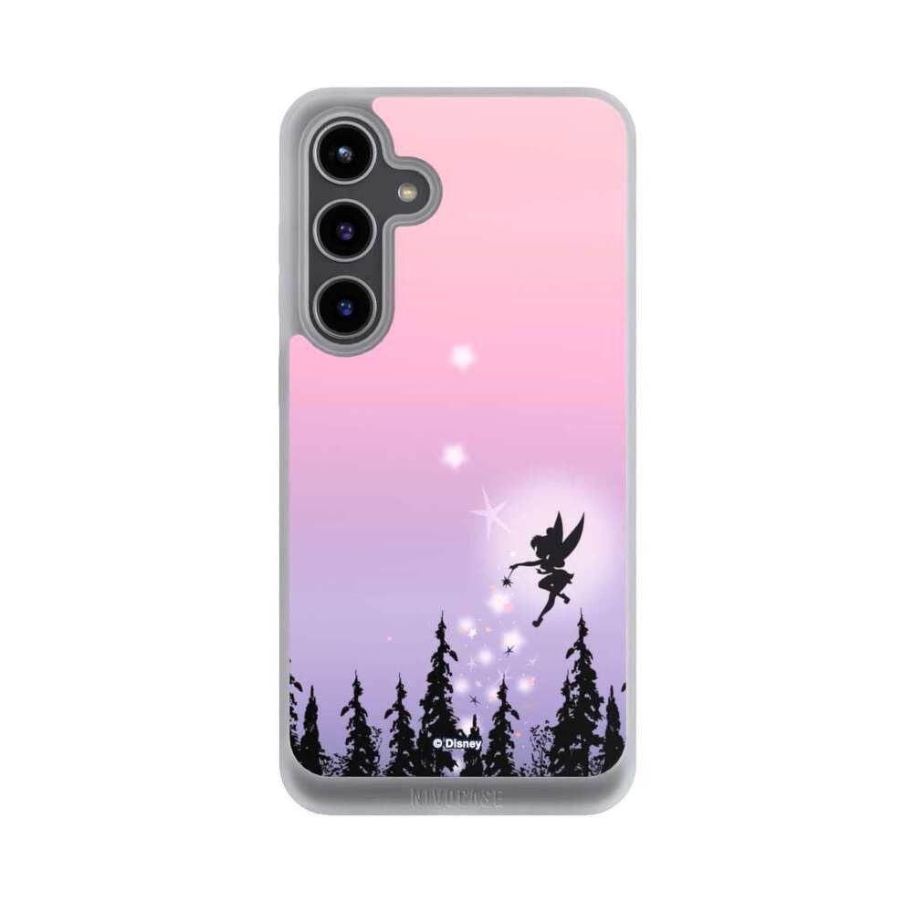 NIVOCASE Handyhülle Disney Tinkerbell Offizielles Lizenzprodukt Tinker Bell Woods, Samsung Galaxy S24+ Handyhülle Hülle NIVOpure Case Frozen
