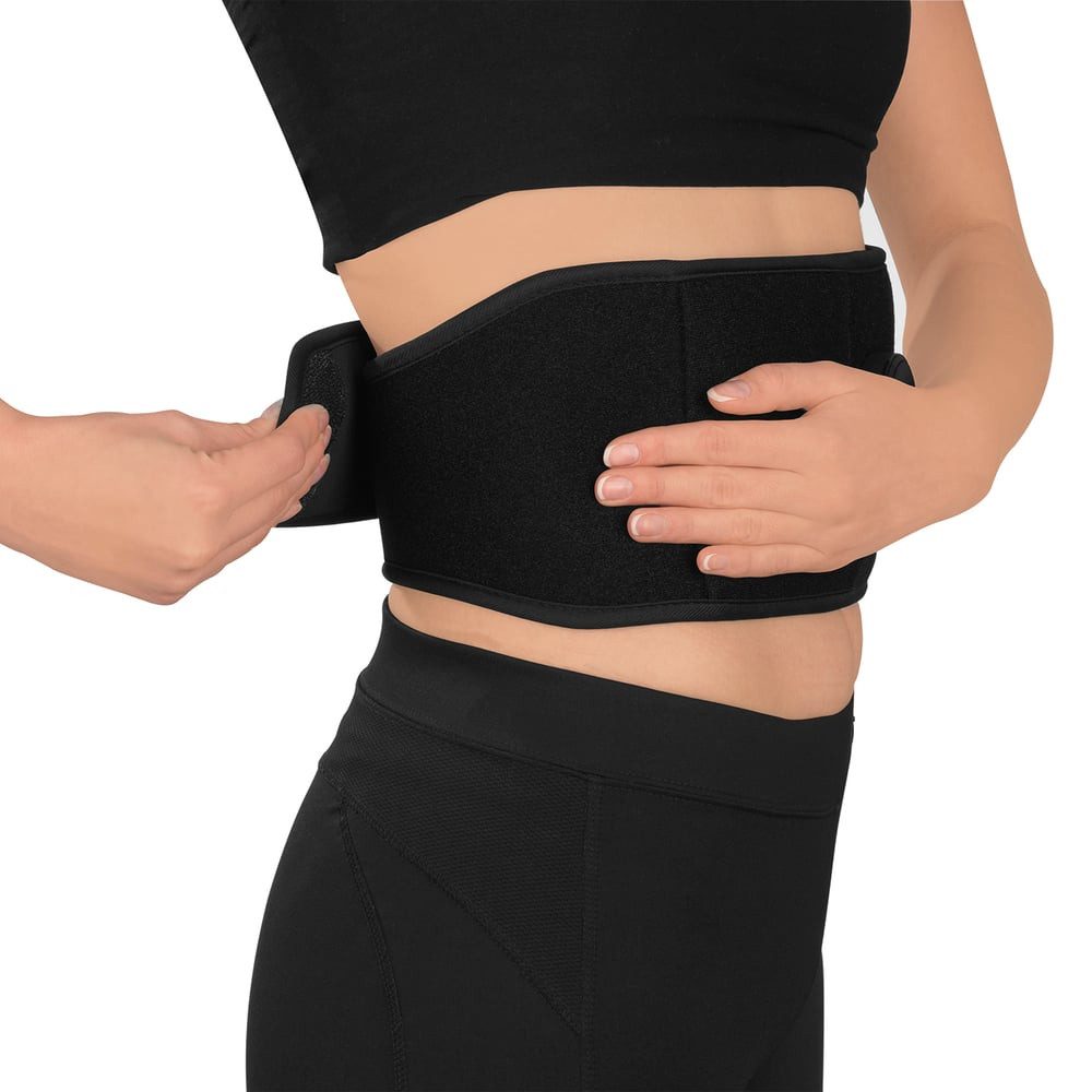 MAXXMEE EMS-Bauchmuskeltrainer MAXXMEE Bauchmuskelgürtel EMS 9 Stufen schwarz, Bauchmuskelgürtel EMS 9 Stufen