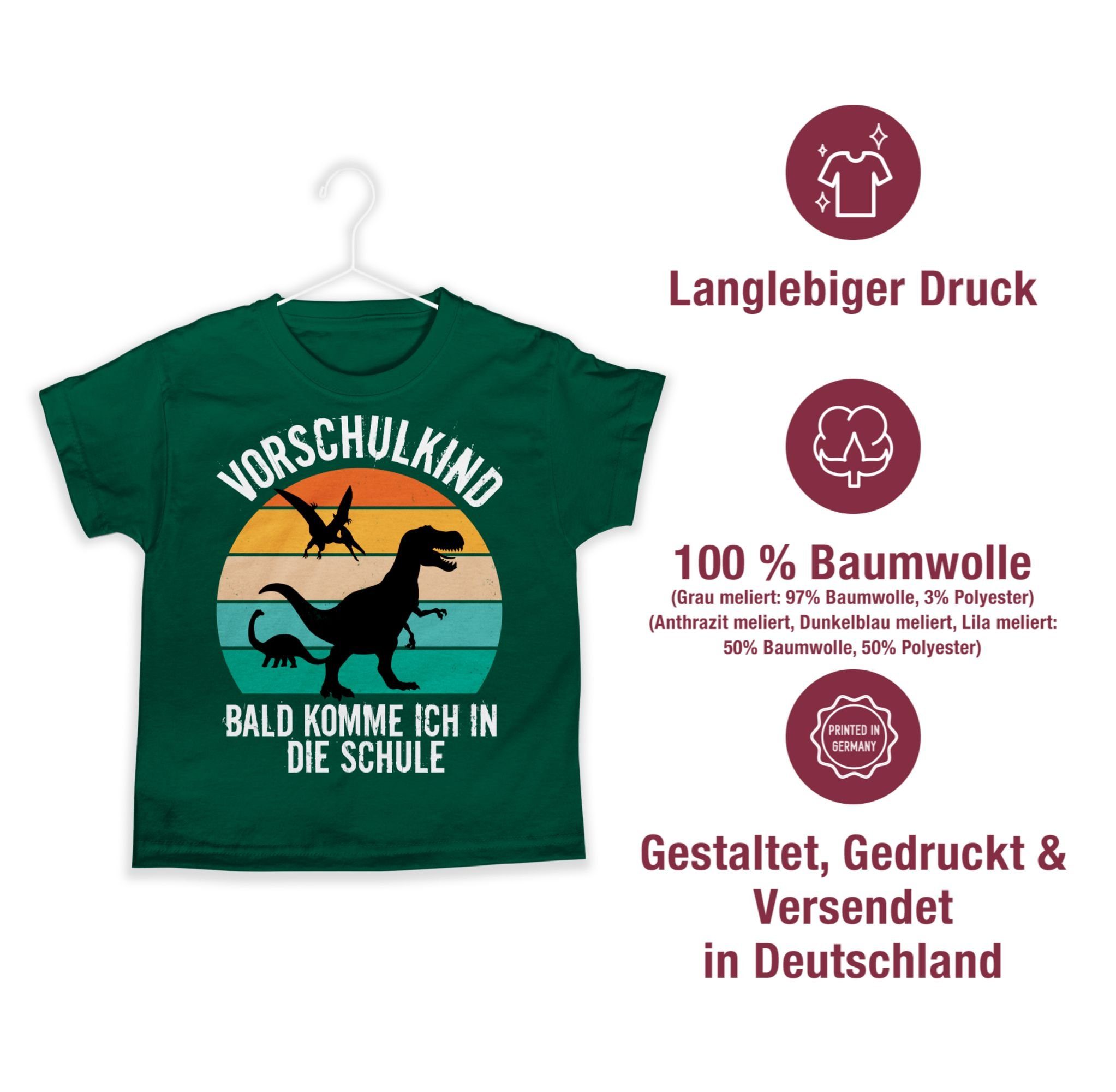 Shirtracer T-Shirt Vorschulkind Dinosaurier Dino (1-tlg) Vorschulkinder Geschenke