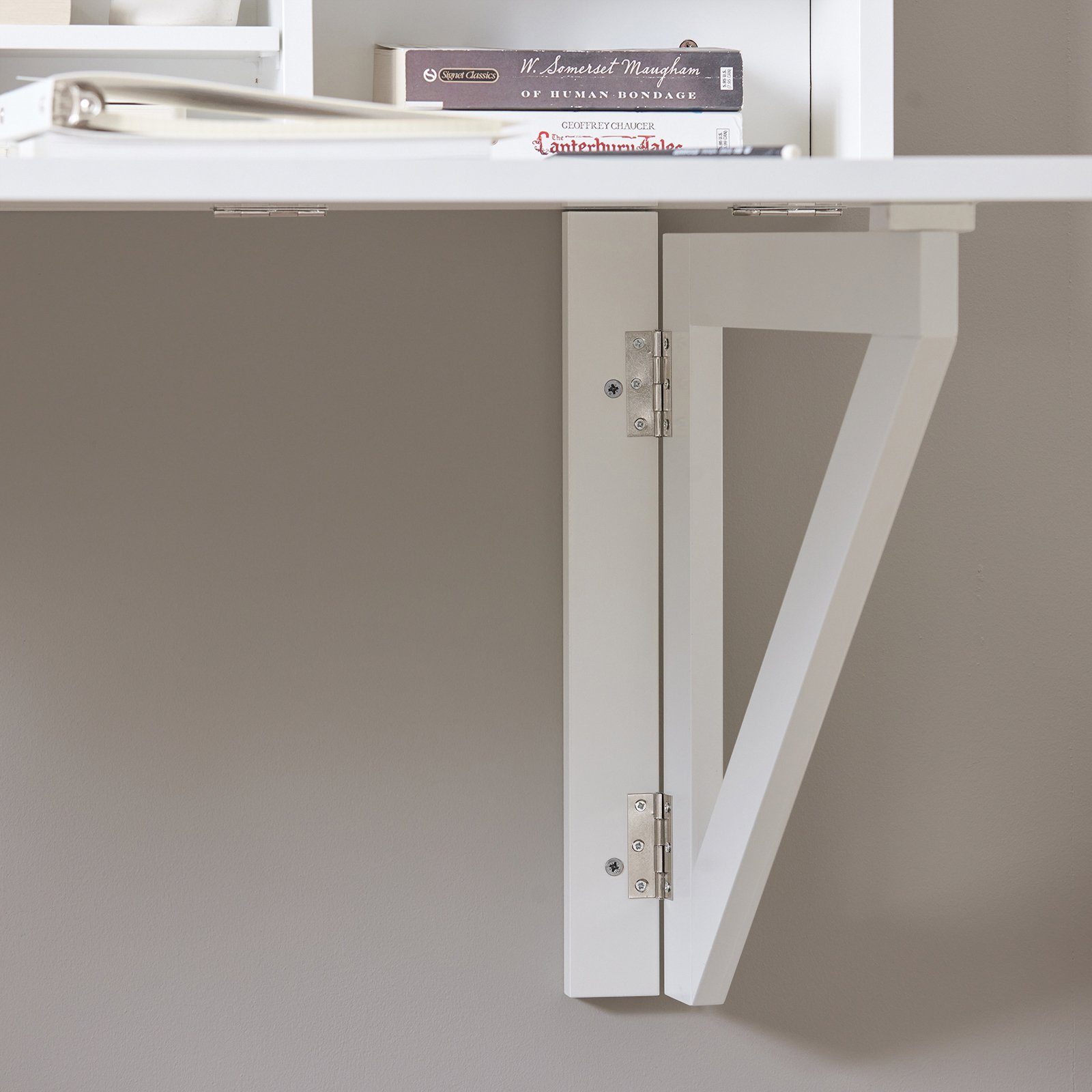 Weiß Schreibtisch Küchentisch Wandschrank Klapptisch FWT07, Esstisch Wandklapptisch SoBuy