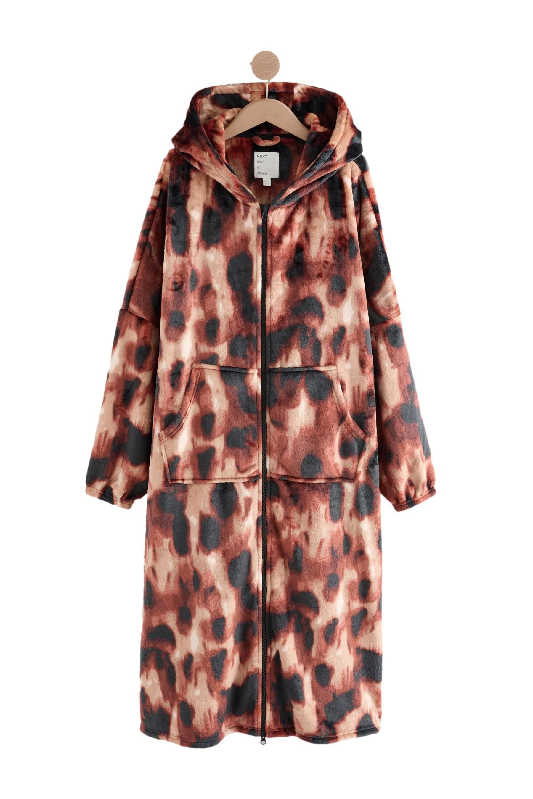 Wohndecke Oversized Fit Kapuzendecke mit durchgehendem RV, Next günstig online kaufen