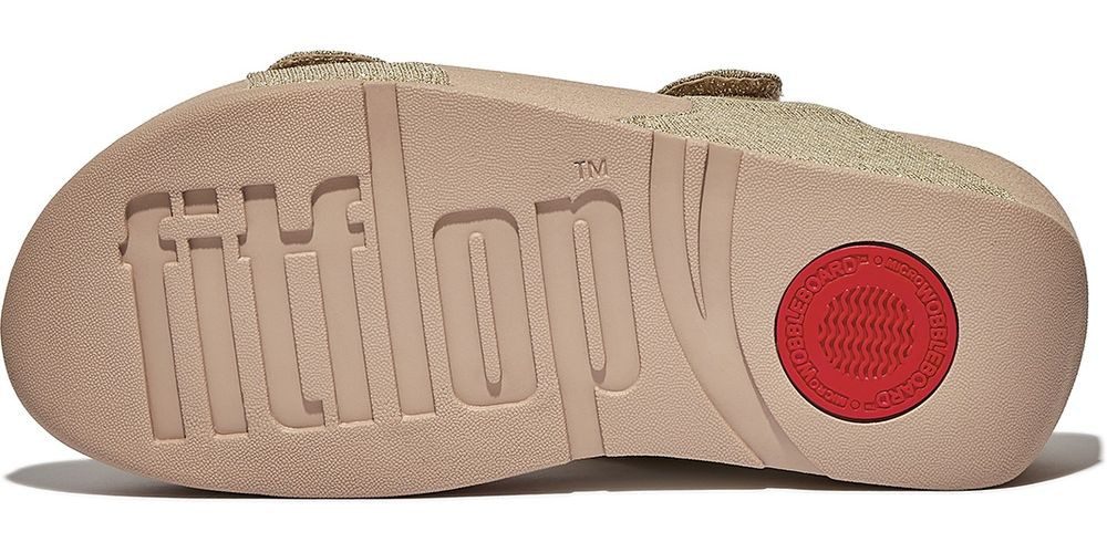Fitflop Lulu Adjustable Shimmerlux Slides Sandale