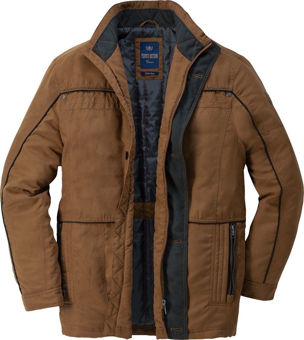 Franco Bettoni Lederimitatjacke aus samtig-weichen Softvelours