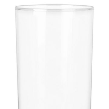 Mr. & Mrs. Panda Glas 200 ml Biene Blume - Transparent - Geschenk, Glas mit Gravur, Hummel, Premium Glas, Magische Gravuren