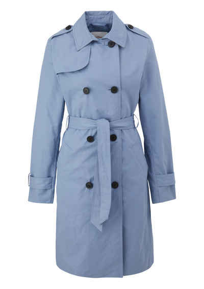 s.Oliver Trenchcoat mit Knopfleiste und Bindegürtel