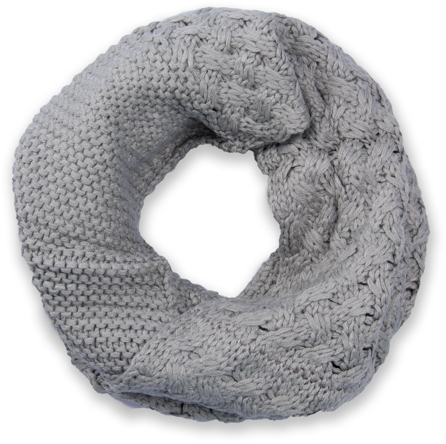 Strickschal Strick Loop mit Mustermix