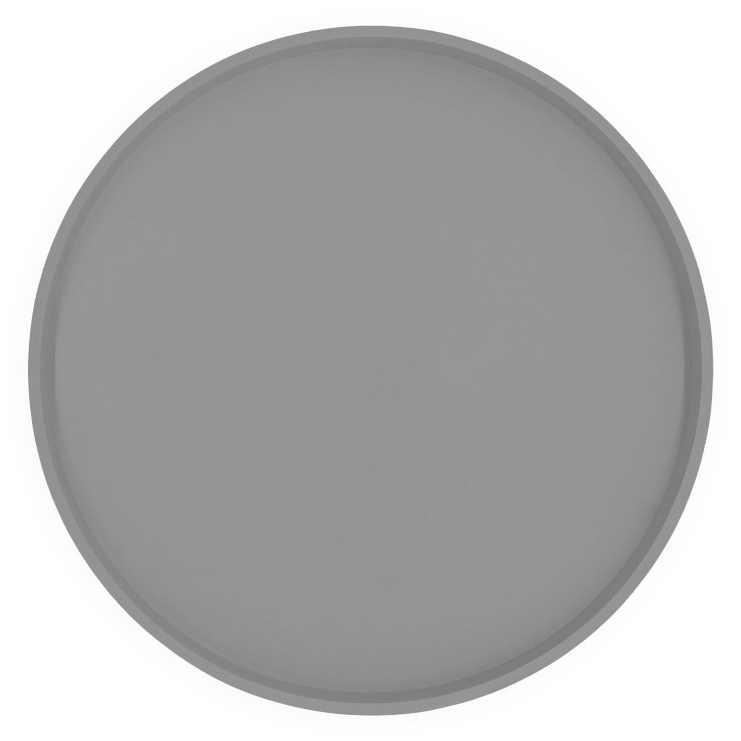 Spetebo Tablett XL Dekotablett rund auf Füßen 38 x 6 cm, MDF, (Anzahl, 1-tlg., Stück), mit Rand