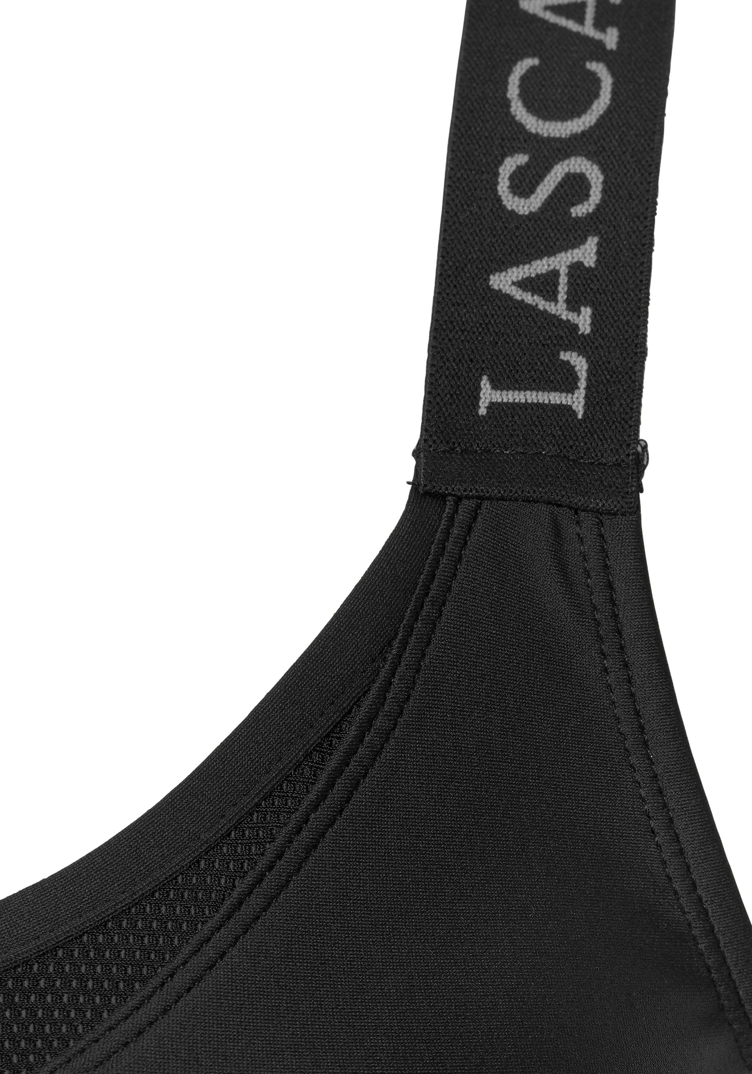 LASCANA ACTIVE Funktionsshirt mit elastischen Trägern und Mesh