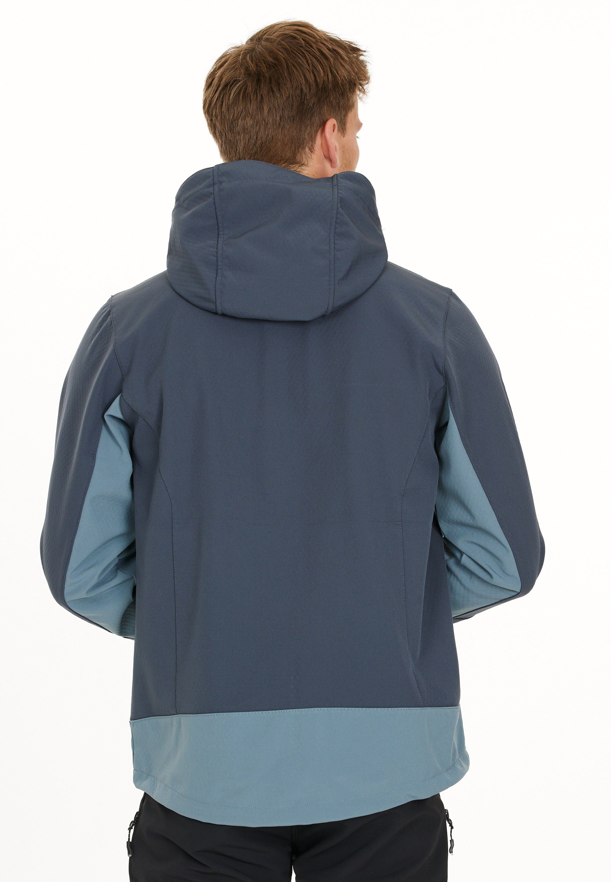 WHISTLER Softshelljacke Ryder mit atmungsaktiver Funktions-Membrane dunkelgrau