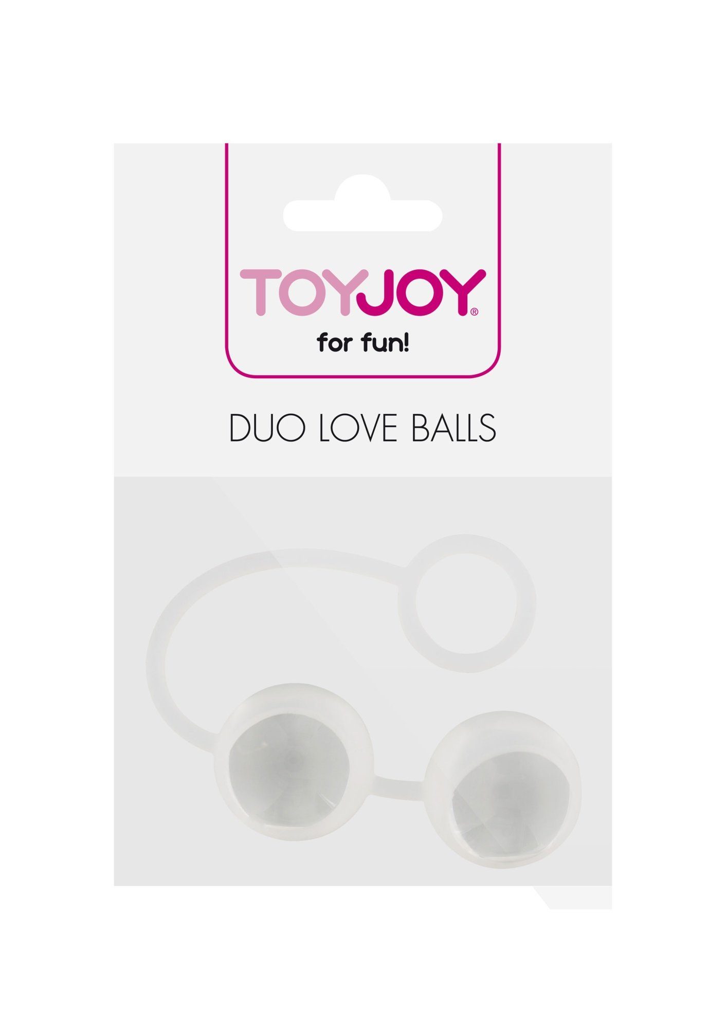 TOYJOY Balls transparent Liebeskugeln aus Love Liebeskugeln Duo Glas -