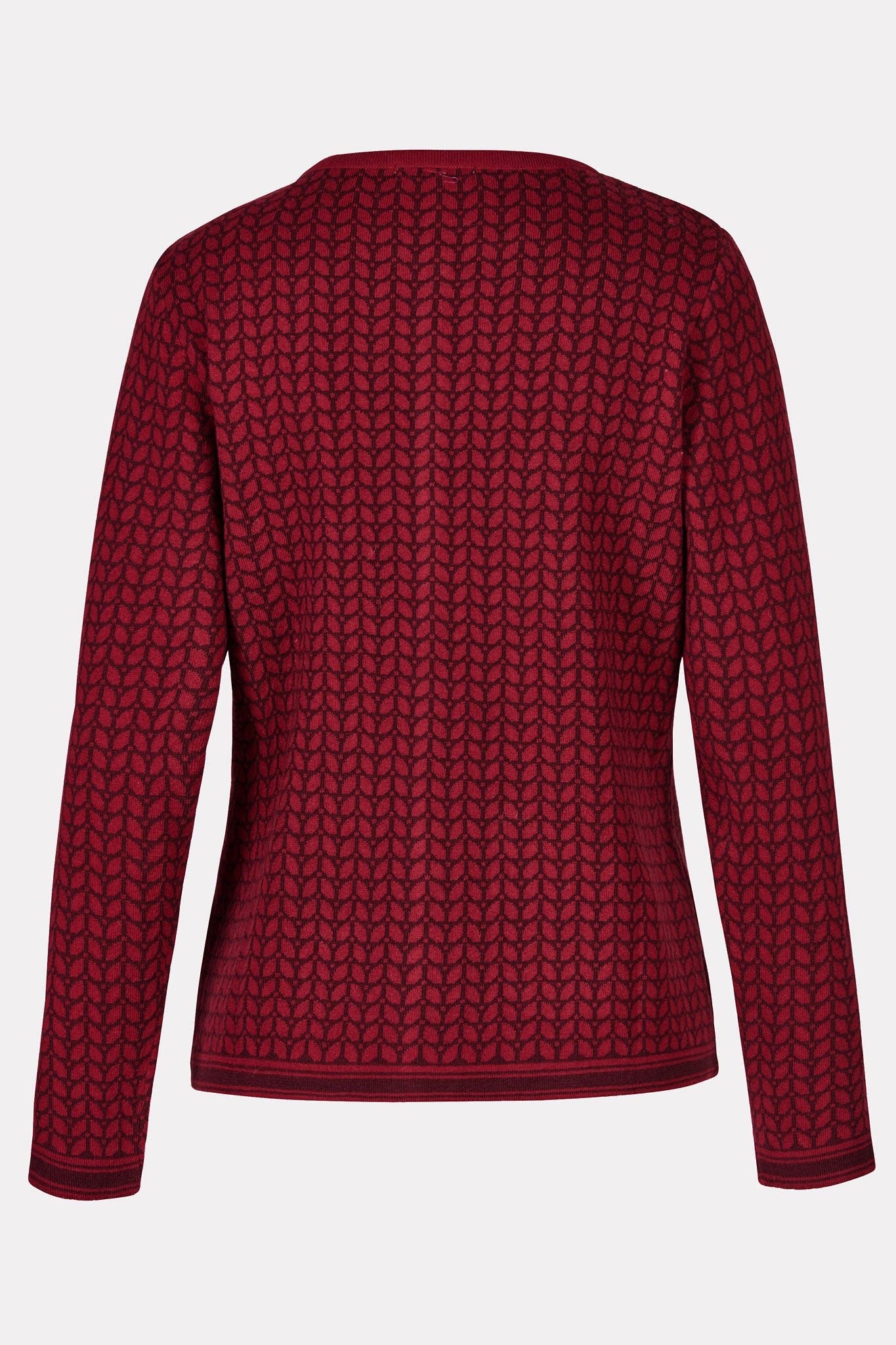 Himalaya Clothing Cardigan Damen mit feinem Blattdesign - Cardigan aus hochwertiger Bio-Baumwolle Weiche Baumwolljacke mit hohem Tragekomfort