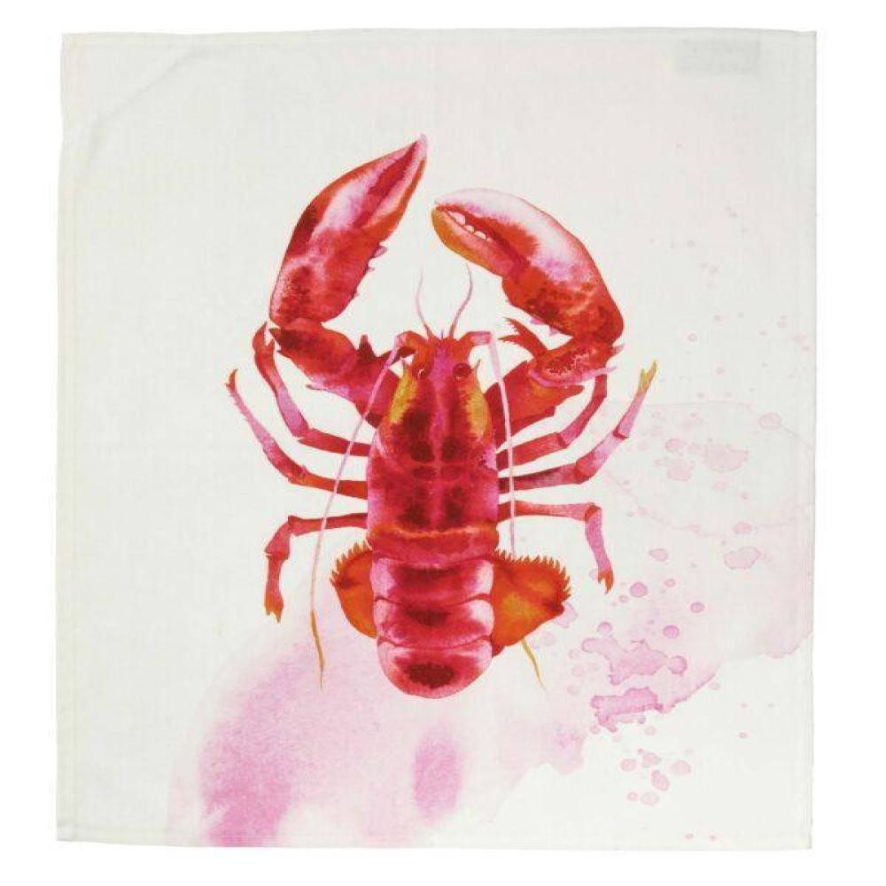 PICHLER Geschirrtuch Lobster, (1x Geschirrtuch 50 x 70 cm), aus 100% Baumwolle
