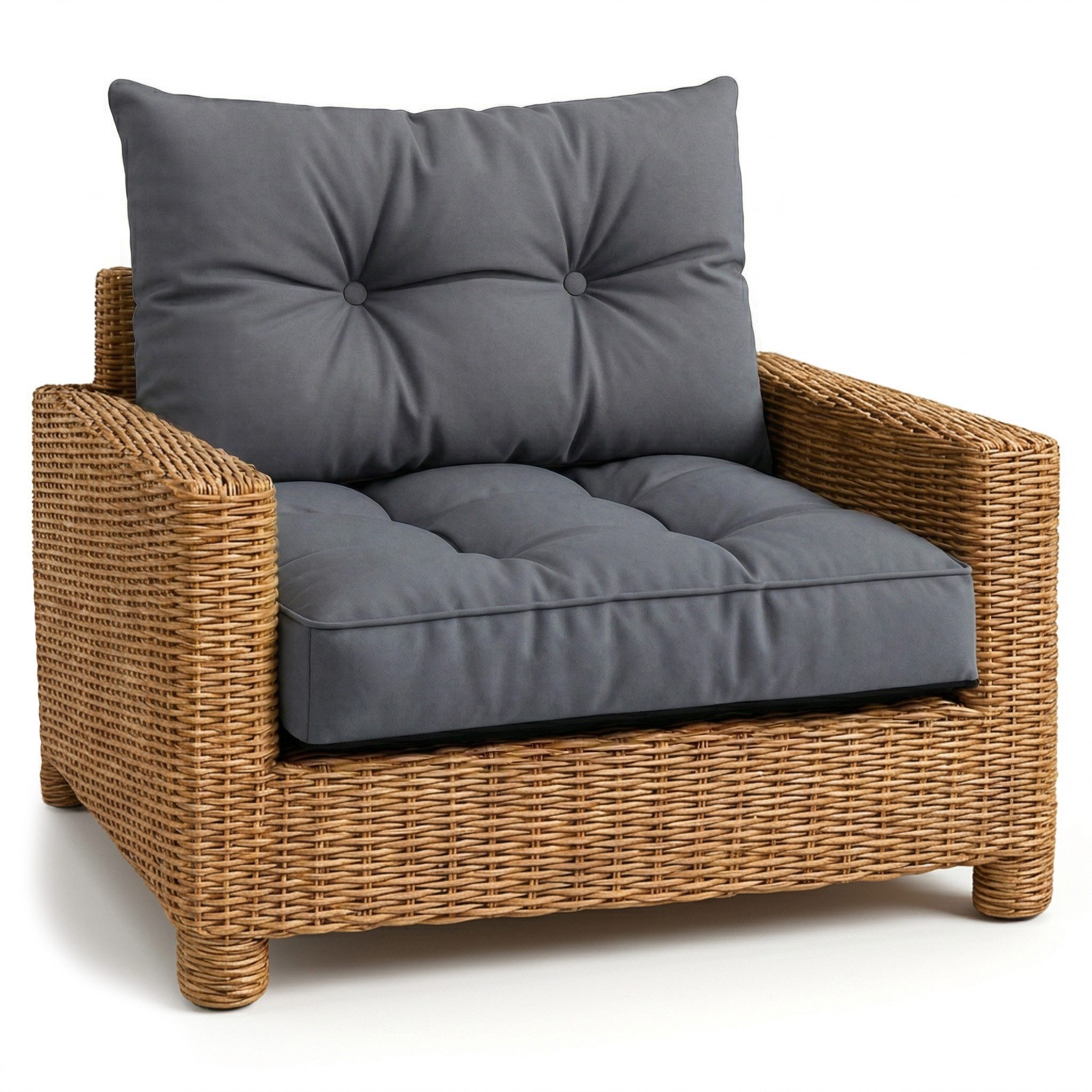 Sitzkissen Polster für Gartenmöbel - Lounge Kissen Outdoor