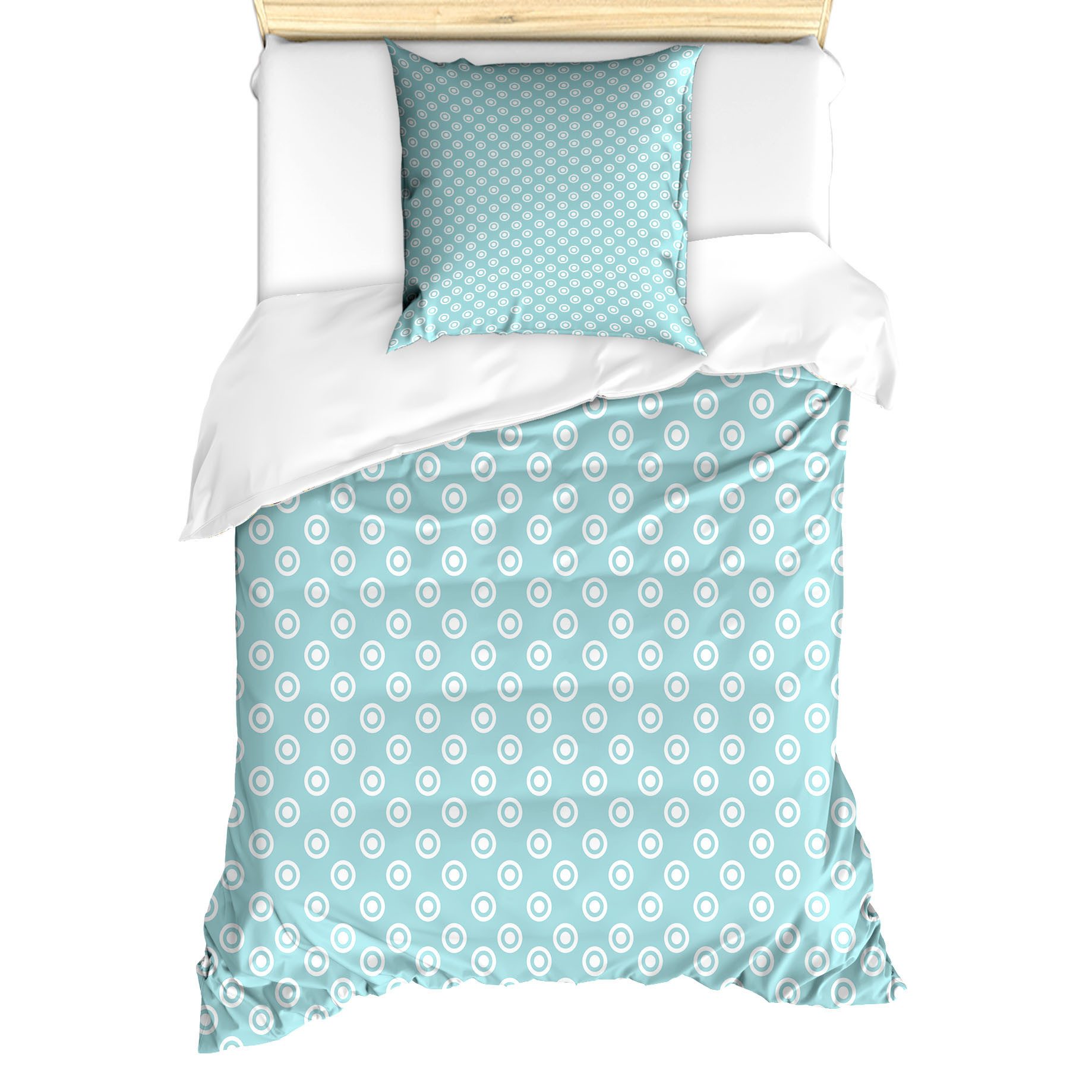 Abakuhaus Bettwäsche Milbensicher Allergiker geeignet mit Kissenbezug, Microfaser, Abstrakt Retro-Taste