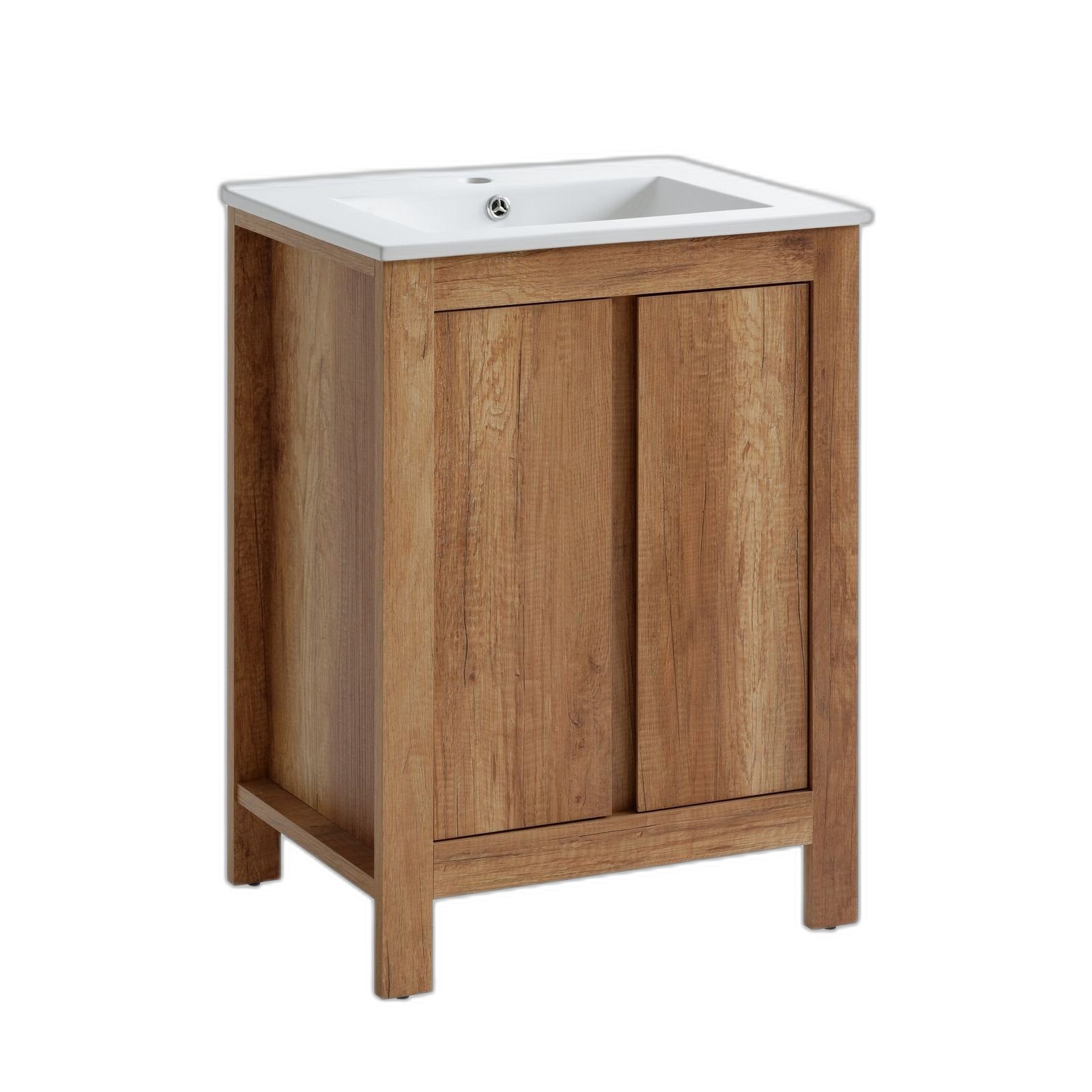 Xlmoebel Waschtisch Waschbeckenunterschrank aus Holz mit Schublade in klassischem Design (1-St., Waschtisch), Hergestellt in Europa