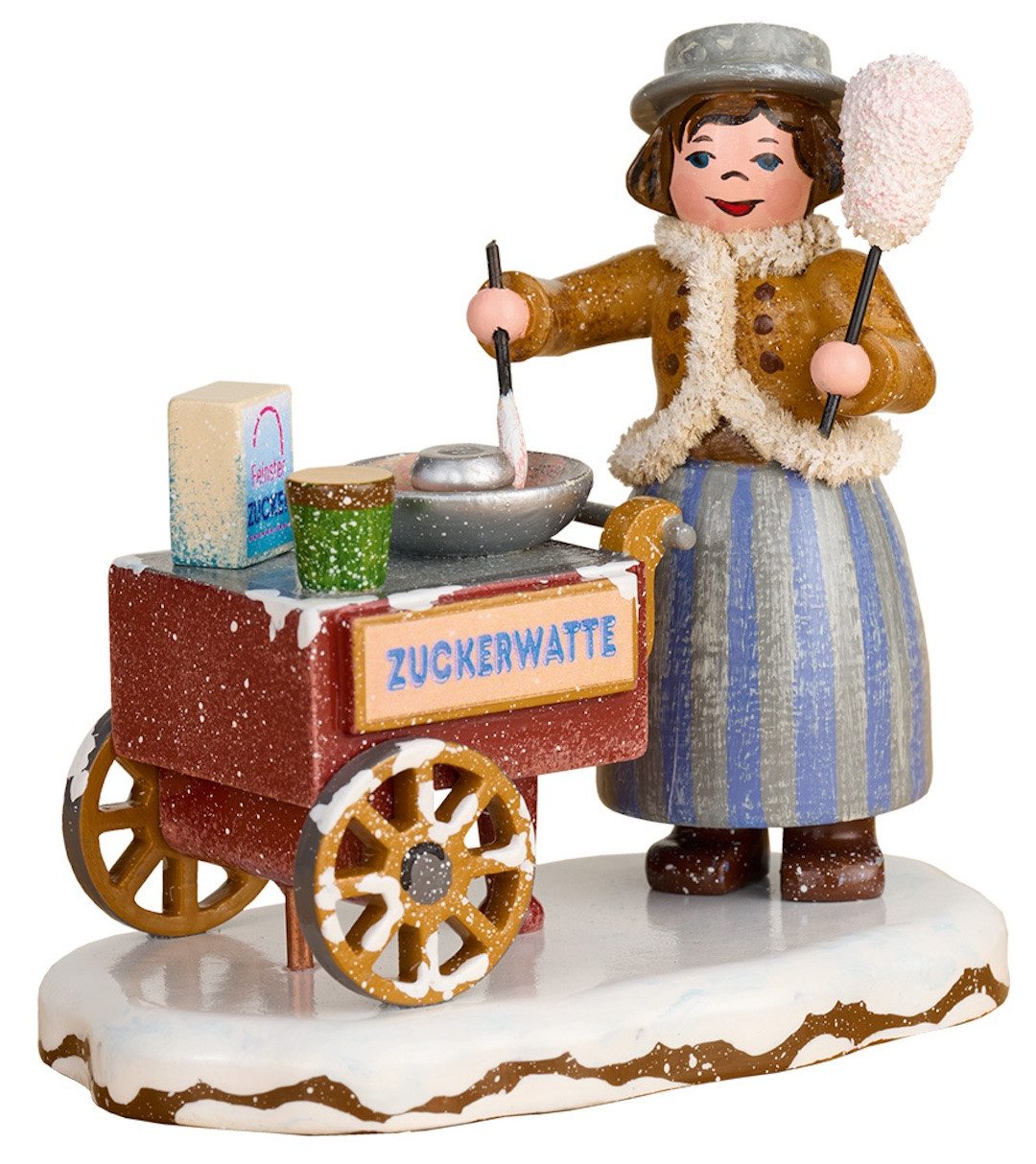 Hubrig Volkskunst Zschorlau Erzgebirge Sammelfigur Hubrig Winterkinder süße Zuckerwölkchen