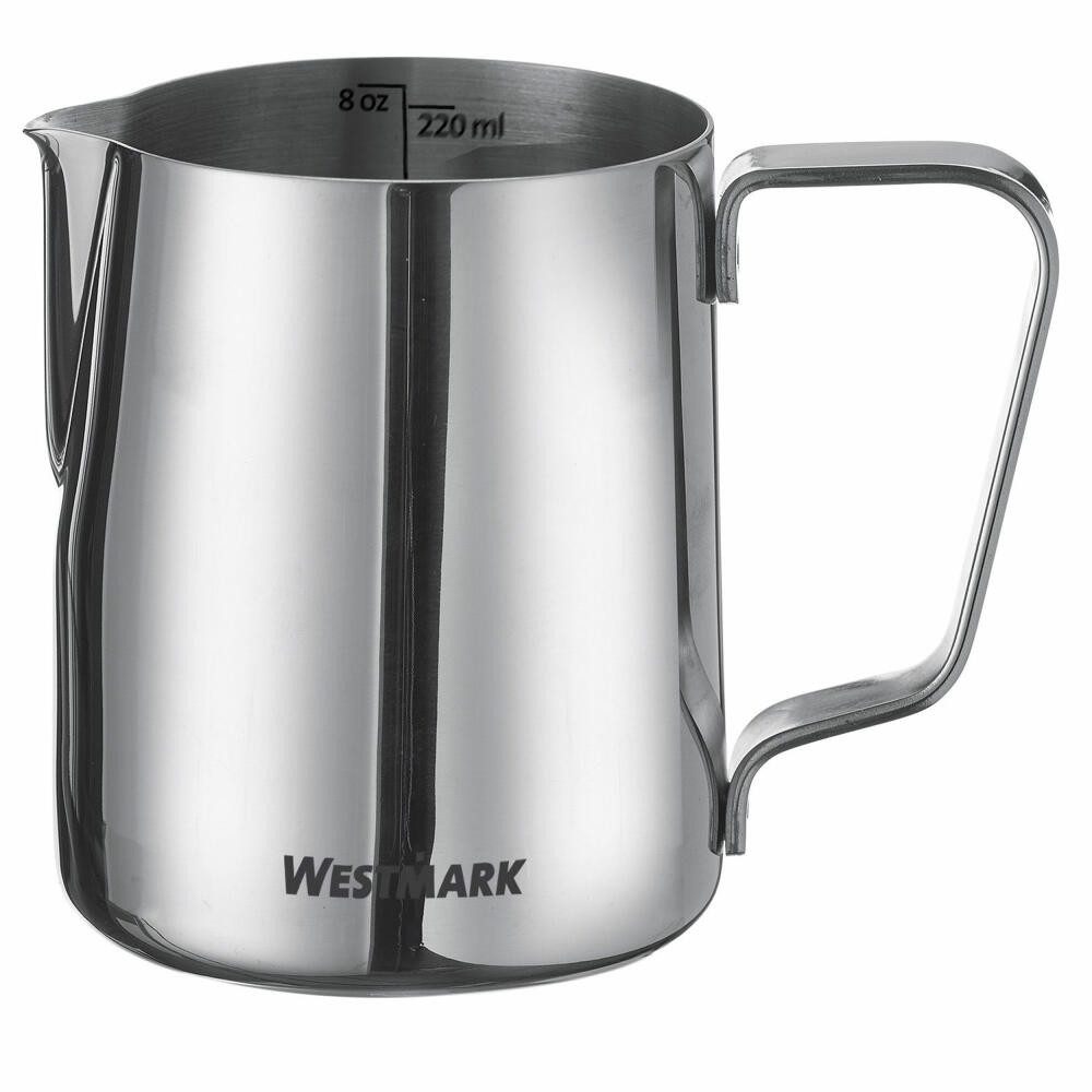WESTMARK Milchkännchen 600 ml, Brasilia, Mit Skala, ø 11 cm, 18/8 Rostfreier Edelstahl
