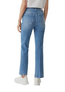 comma casual identity 5-Pocket-Jeans Cropped Jeans / Regular fit / Mid rise / Flared leg Waschung