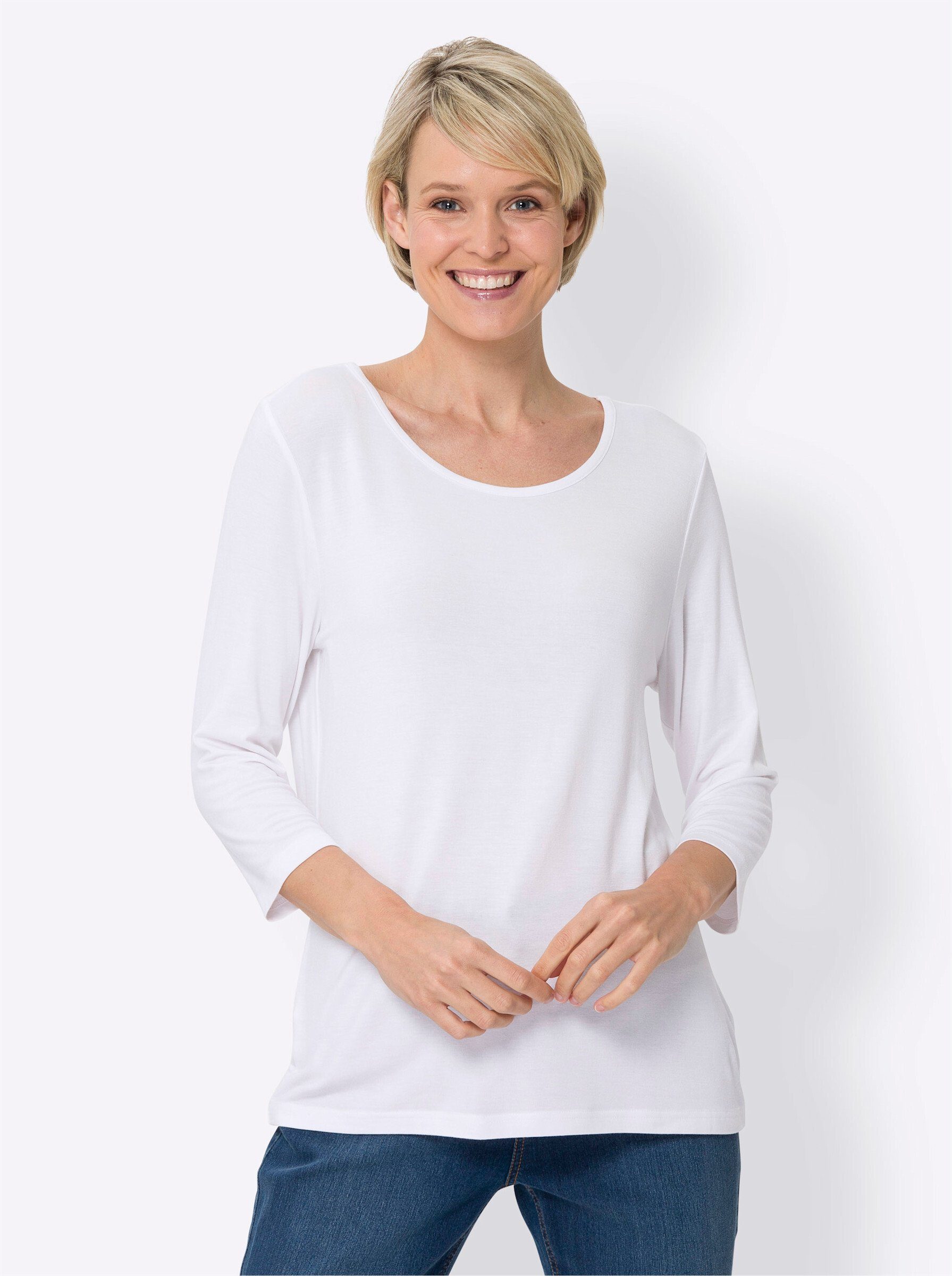Sieh an! T-Shirt 3/4-Arm-Shirt günstig online kaufen