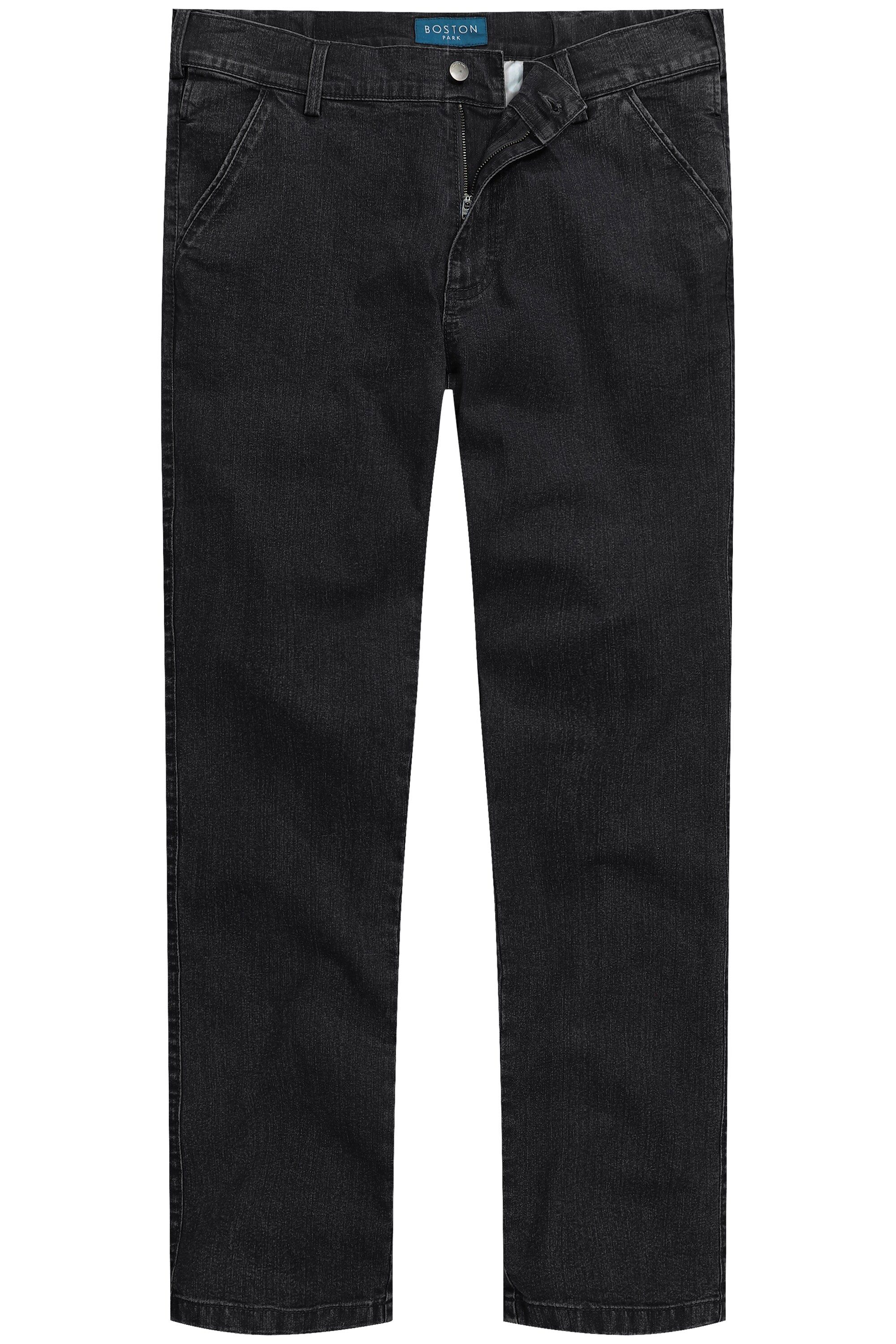 Boston Park 5-Pocket-Jeans Jeans Traveller-Bund Flat Front Regular Fit günstig online kaufen