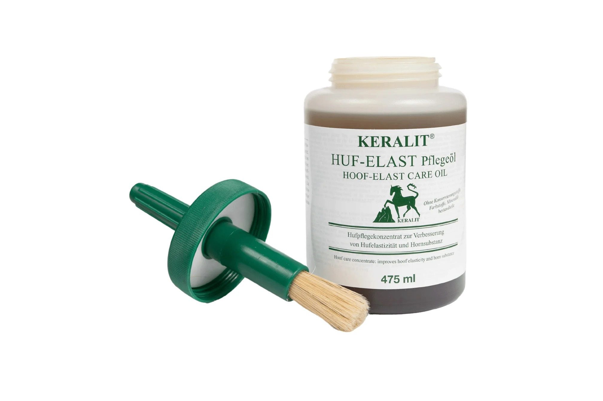 EPONA Hautpflege-Set KERALIT® HUF-ELAST - 475 ml mit Pinssel