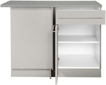 wiho Küchen Eckunterschrank Chicago 110 cm breit, für eine optimale Raumnutzung