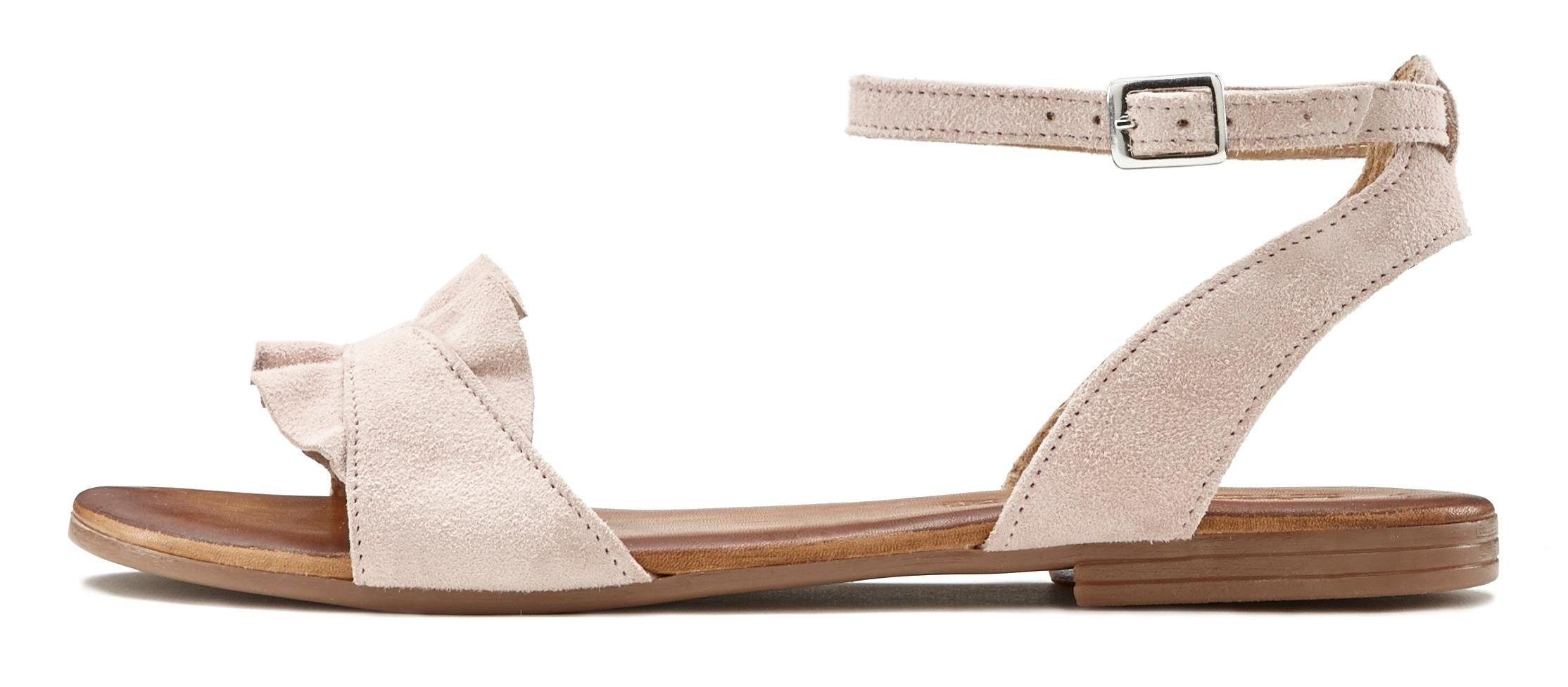 LASCANA Sommerschuh Sandale Sandalette, Sommerschuh aus hochwertigem Leder günstig online kaufen