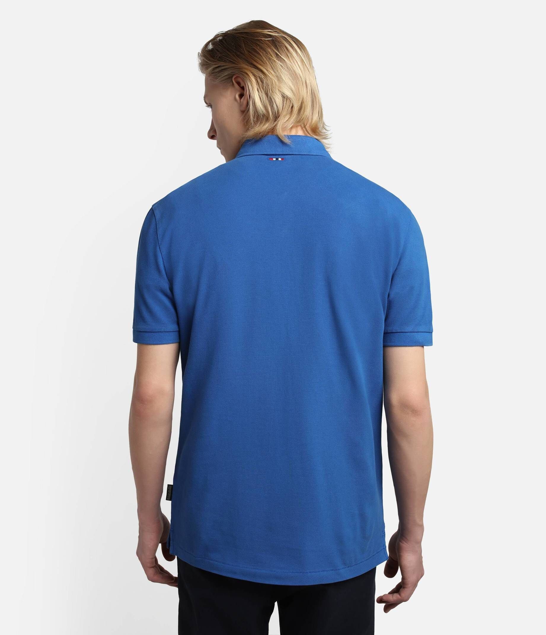 Napapijri Poloshirt Herren Poloshirt ELBAS blau (1-tlg) (296)