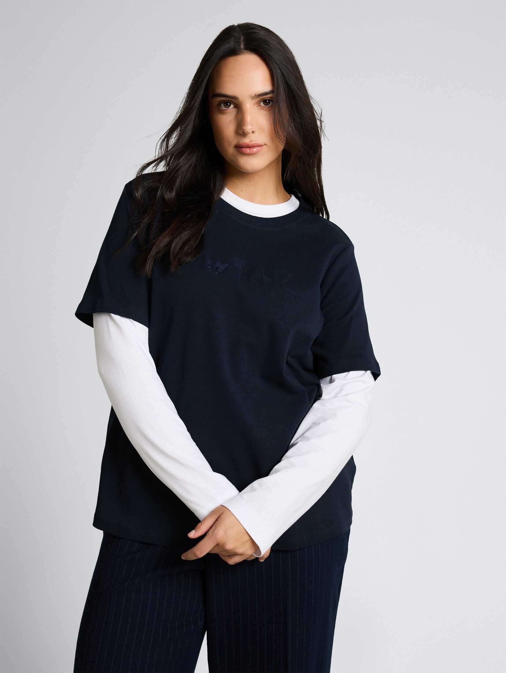 TOM TAILOR PLUS T-Shirt T-Shirt Plus Size - T-Shirt aus Baumwolle günstig online kaufen