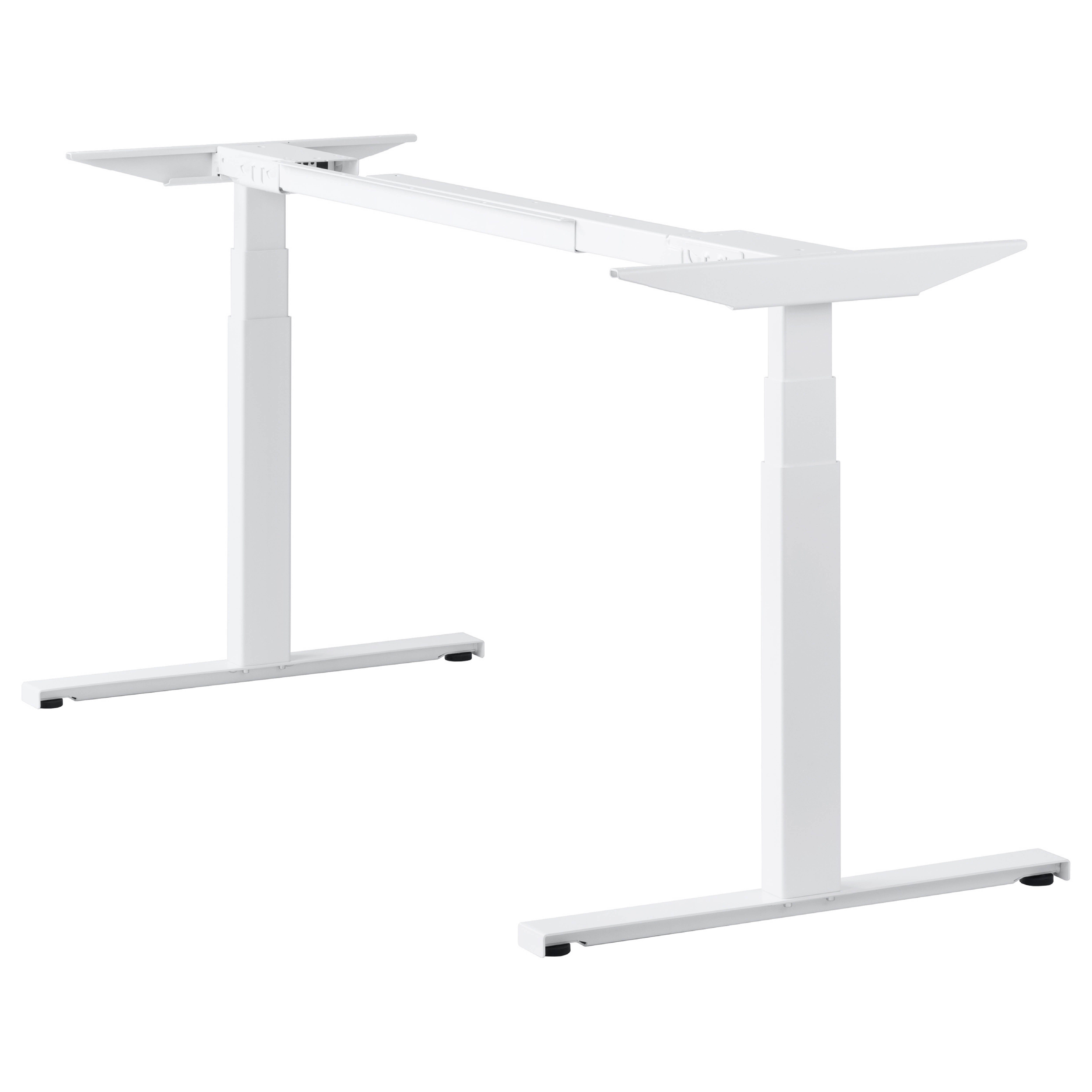 boho office® Schreibtisch stufenlos Easydesk, in in - Denmark Made höhenverstellbar elektrisch Weiß