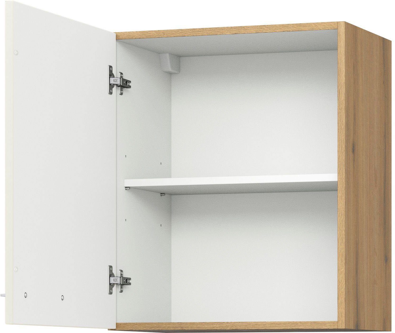 Express Küchen Hängeschrank Trea O40-60 inklusive Einlegeboden, Breite 40 cm, Höhe 60 cm magnolie/eiche astig | eiche astig | Hängeschränke