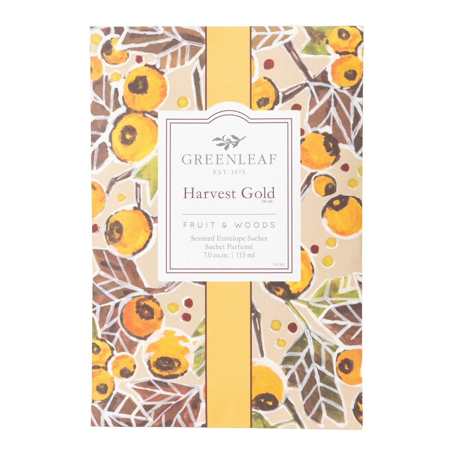 Greenleaf Anti-Geruchs-Säckchen Harvest Gold (1-St), Duft Sachets aus parfümierter Tonerde 115 ml