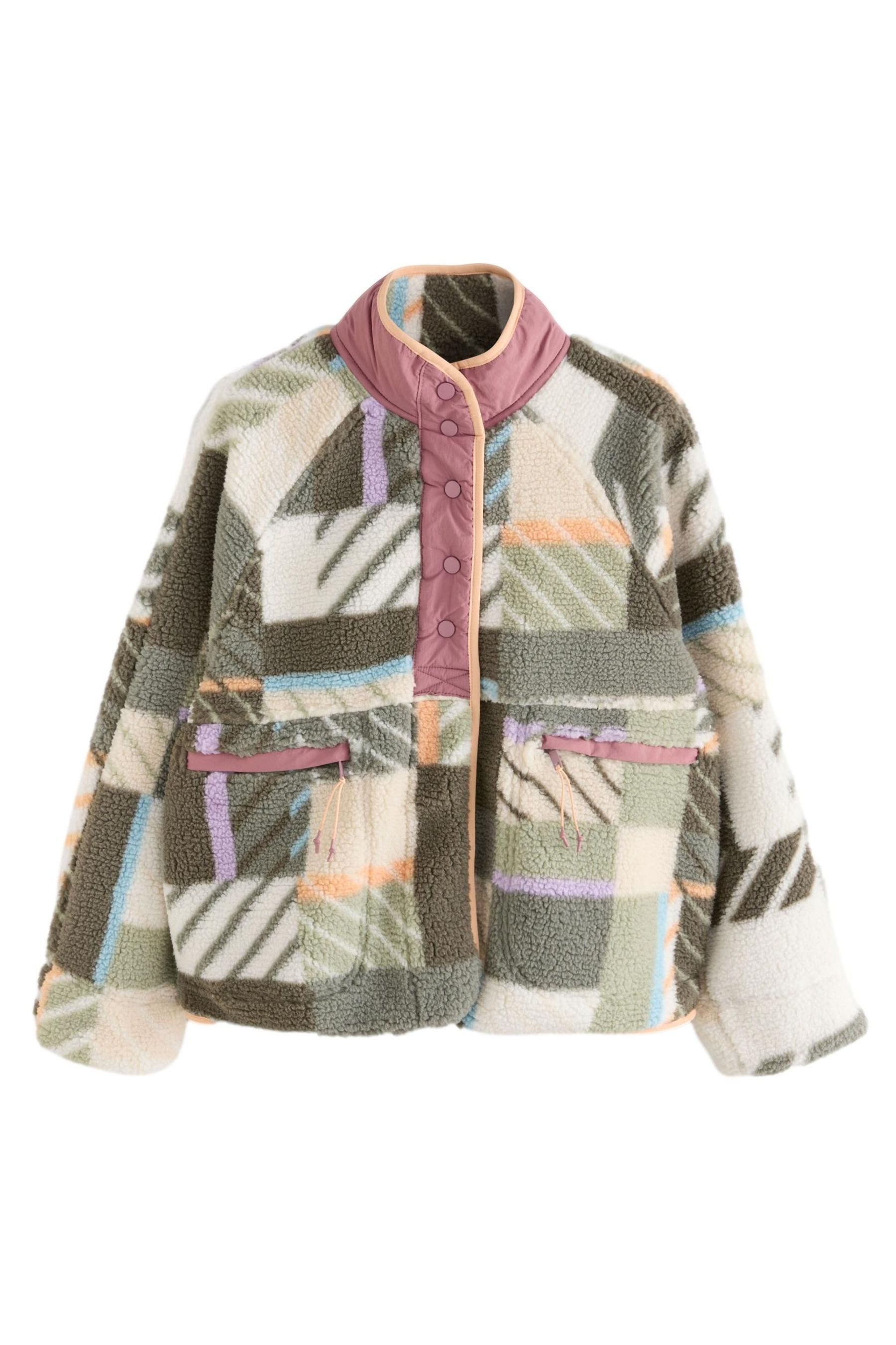 Next Fleecejacke Jacke aus Teddyfell-Fleece mit günstig online kaufen