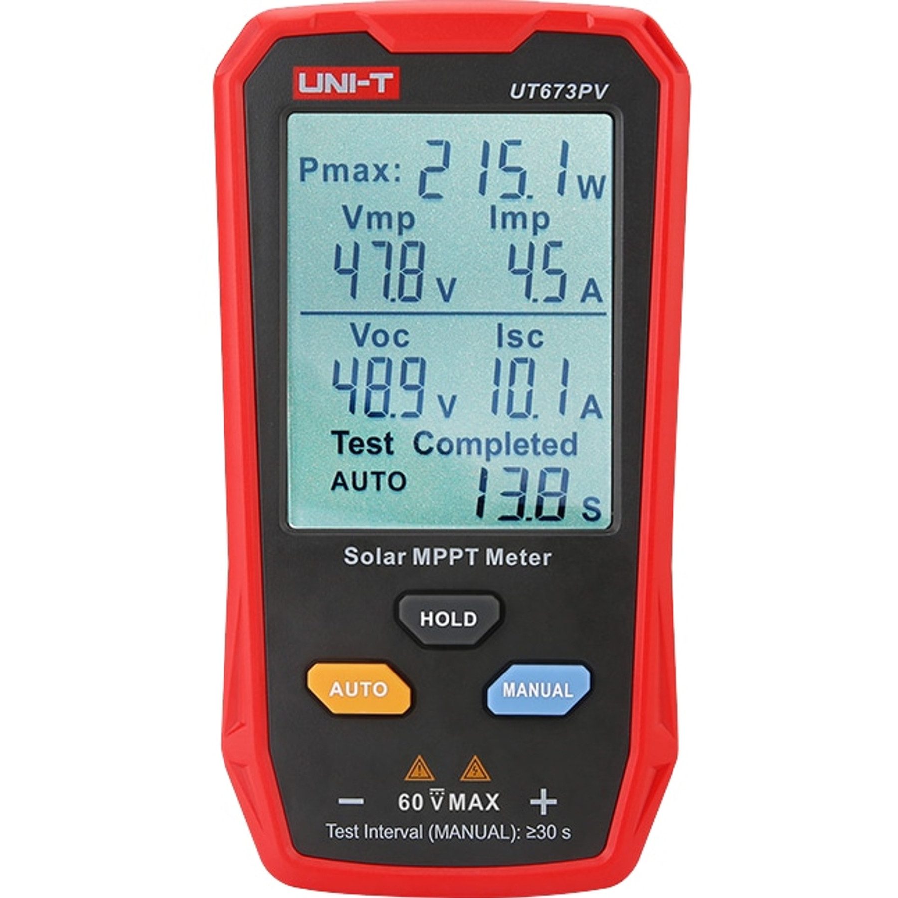 UNI-T Spannungsprüfer UNI-T Solar MPPT Messgerät UT673PV