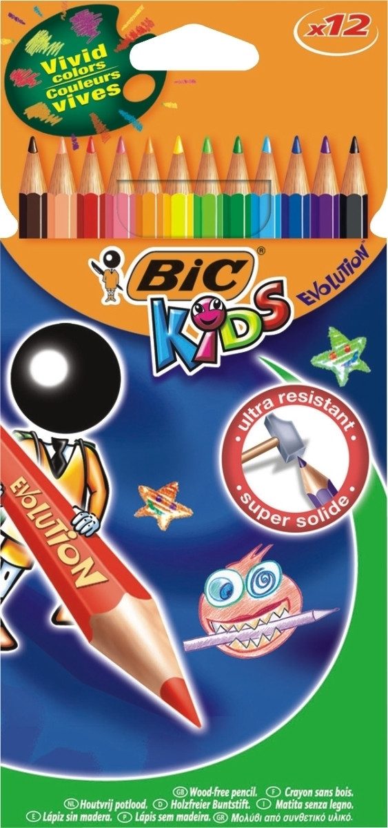 BIC Buntstift Buntstifte Evolution VE=12 Stück