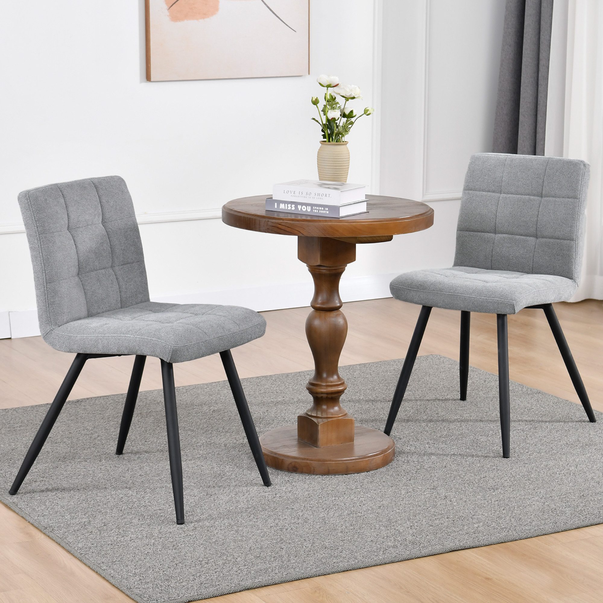 Duhome Esszimmerstuhl, Küchenstuhl 2er Set, Wohnzimmerstuhl günstig online kaufen